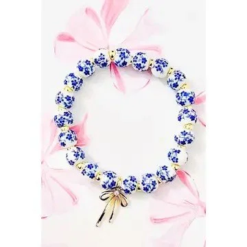 Floral Beaded Bracelet