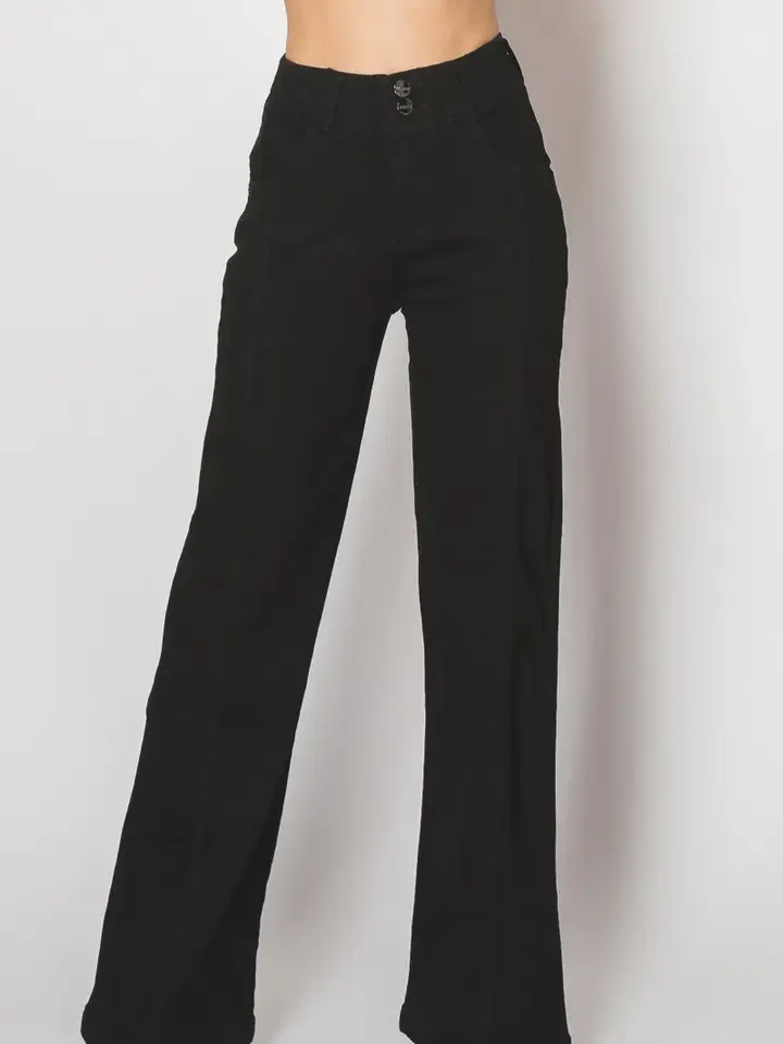Wide Leg Black Pants