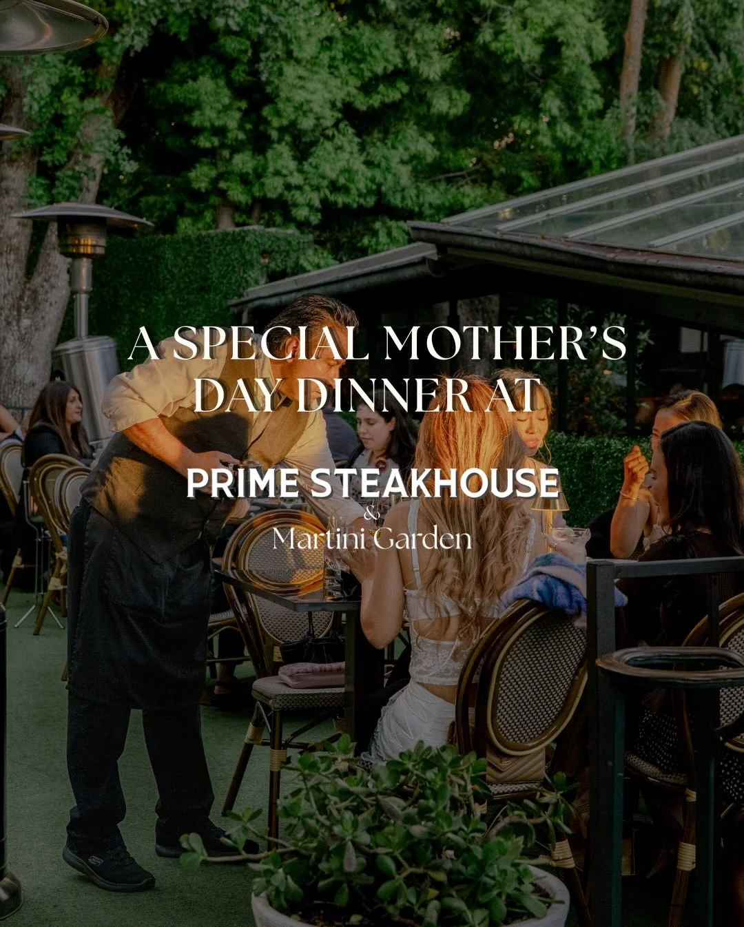 Treat your mom to a special evening at Prime Steakhouse in Walnut Creek 🥩🍝

Enjoy salads, seafood, pasta, steaks, and more! Reservations now available (link in bio)

#primesteakhousewc #walnutcreek #mothersday #mothersdaydinner