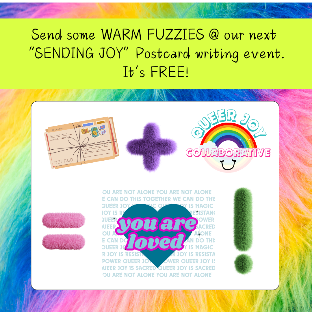 Sending Joy Postcard Writing