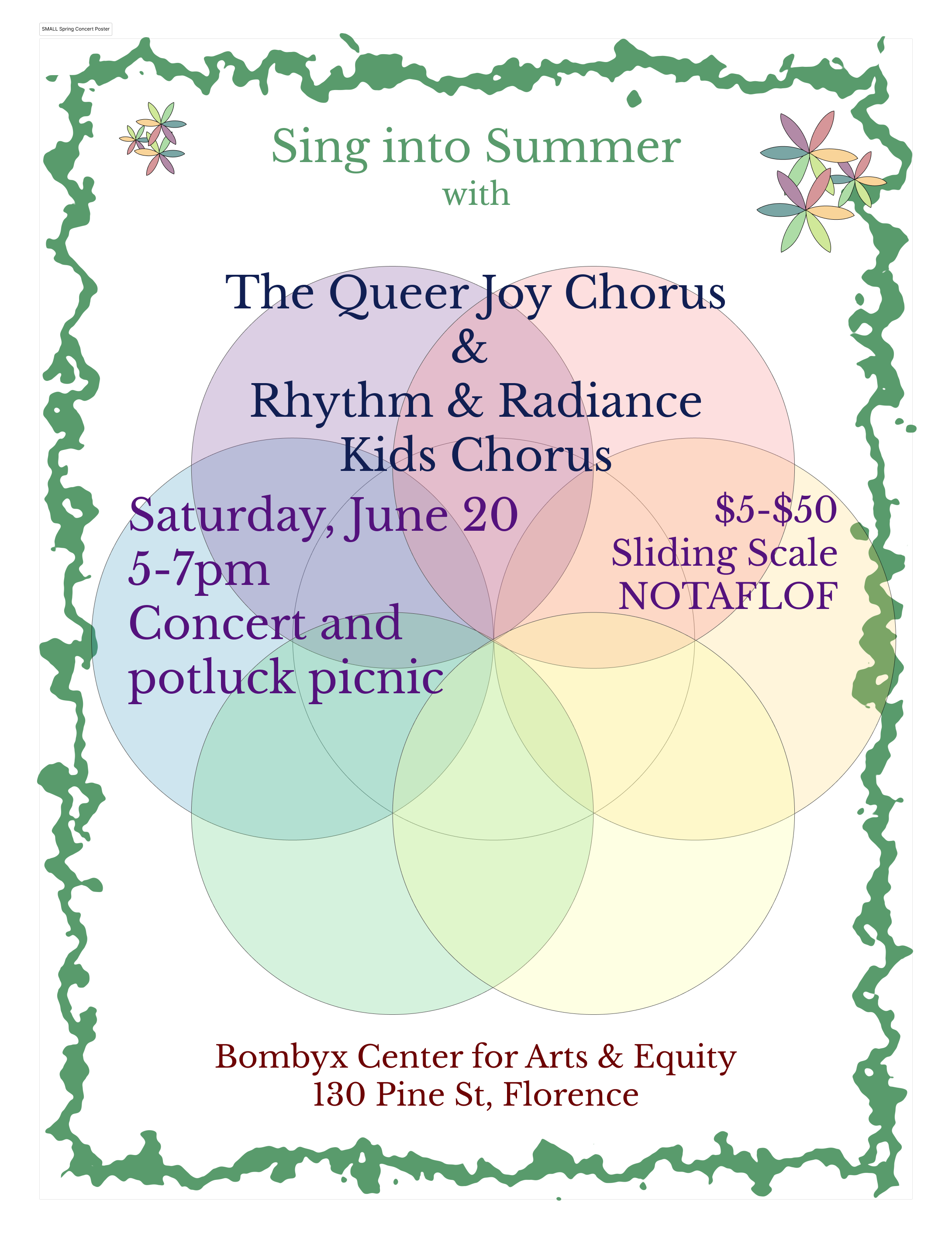 June 20 Spring Concert poster