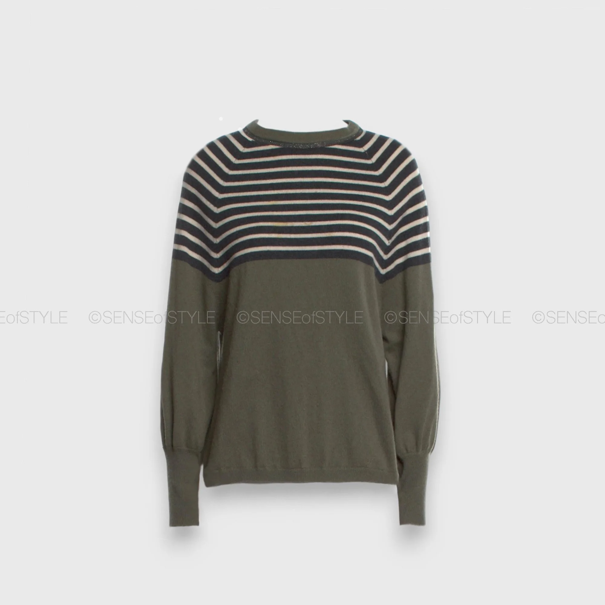 Brunello Cucinelli Cashmere Sweater With Monili Detail