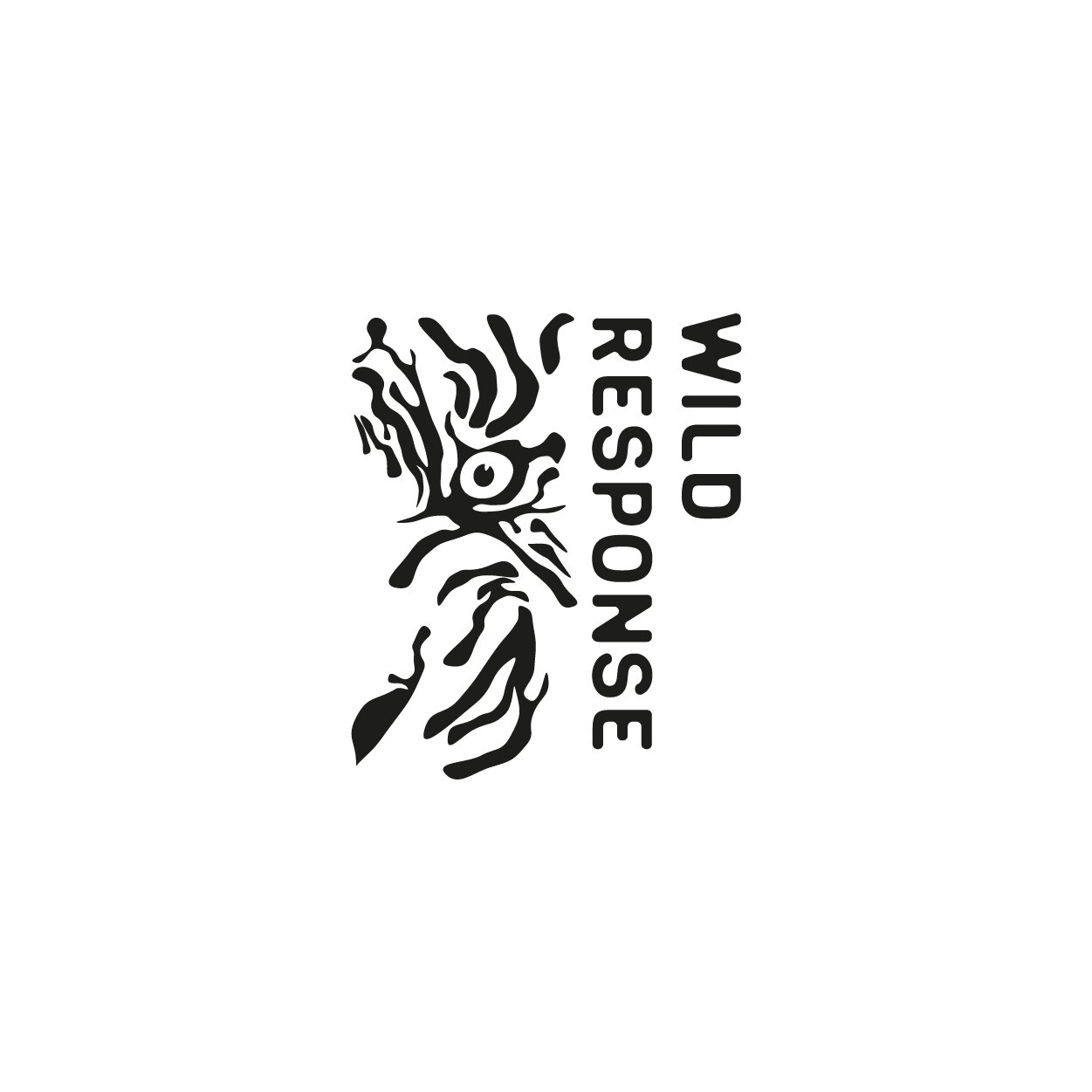 Wild Response logo with tiger face illustration