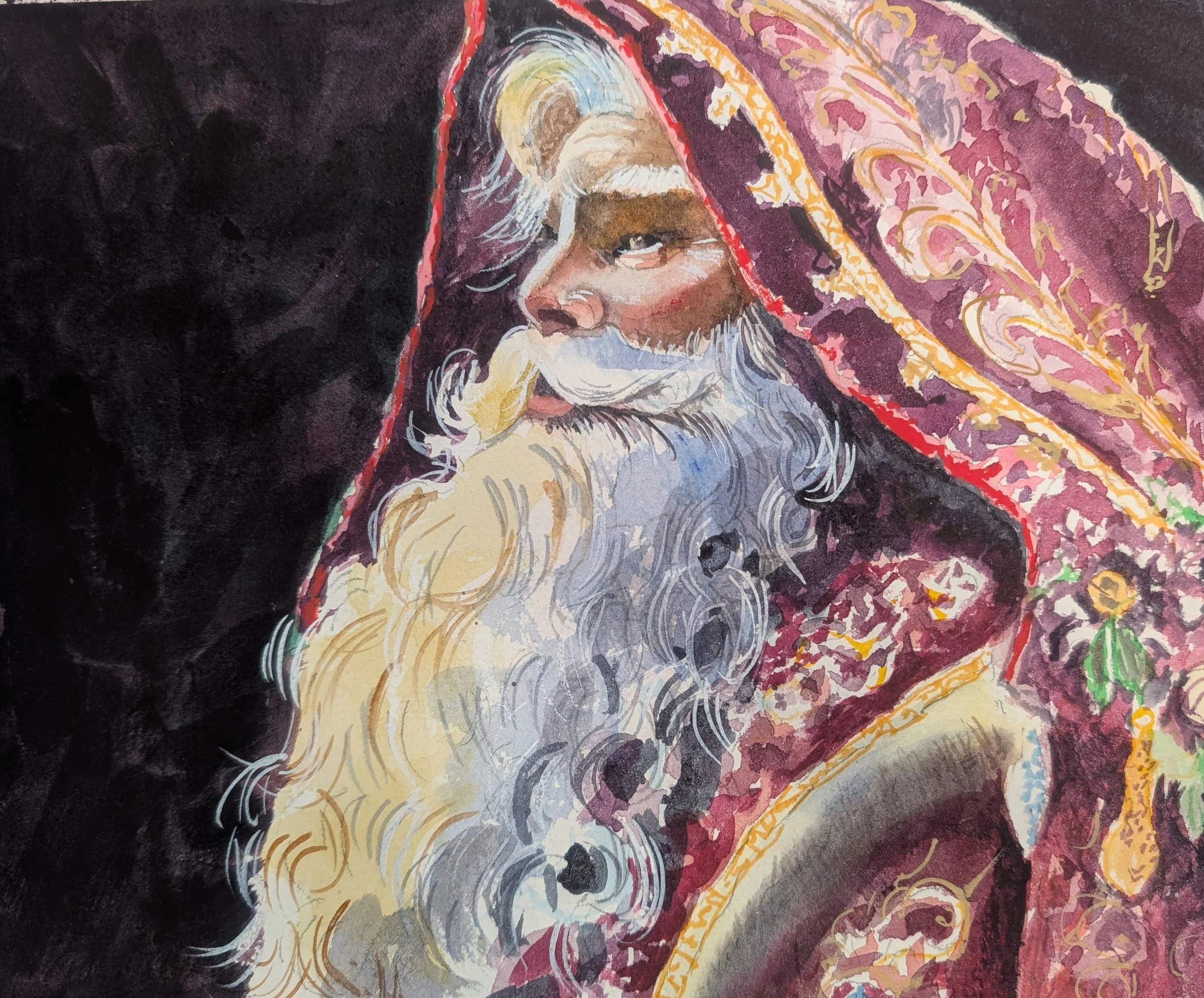 The Crimson Cloak of Winter