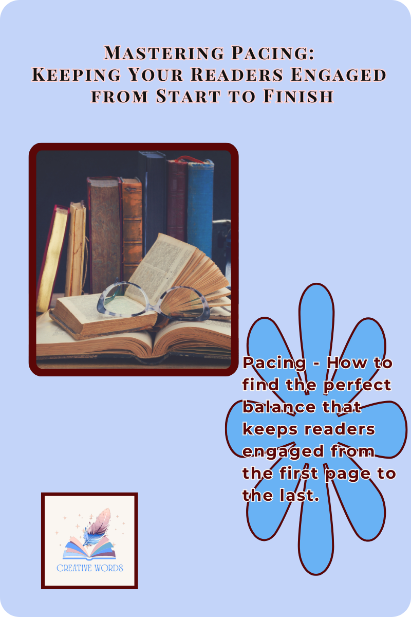 Book with glasses on desk
