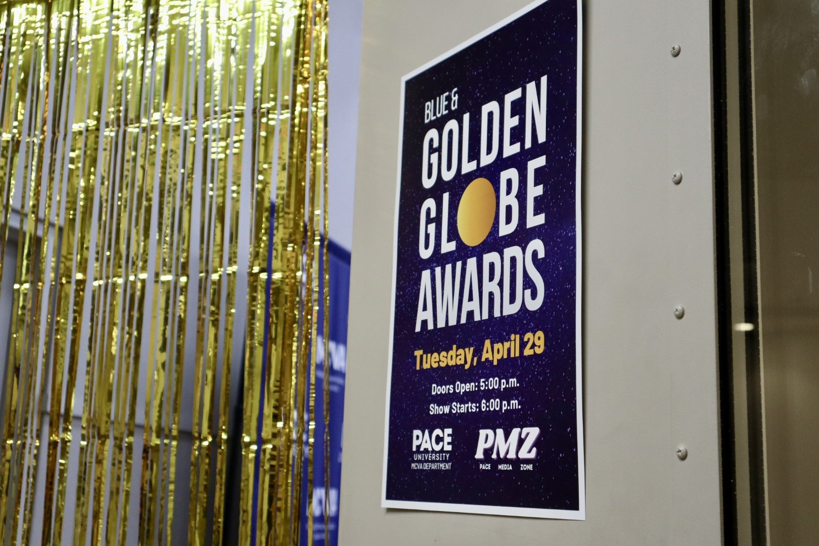 Blue and Golden Globe Awards, Pace University, Pleasantville NY, 2025