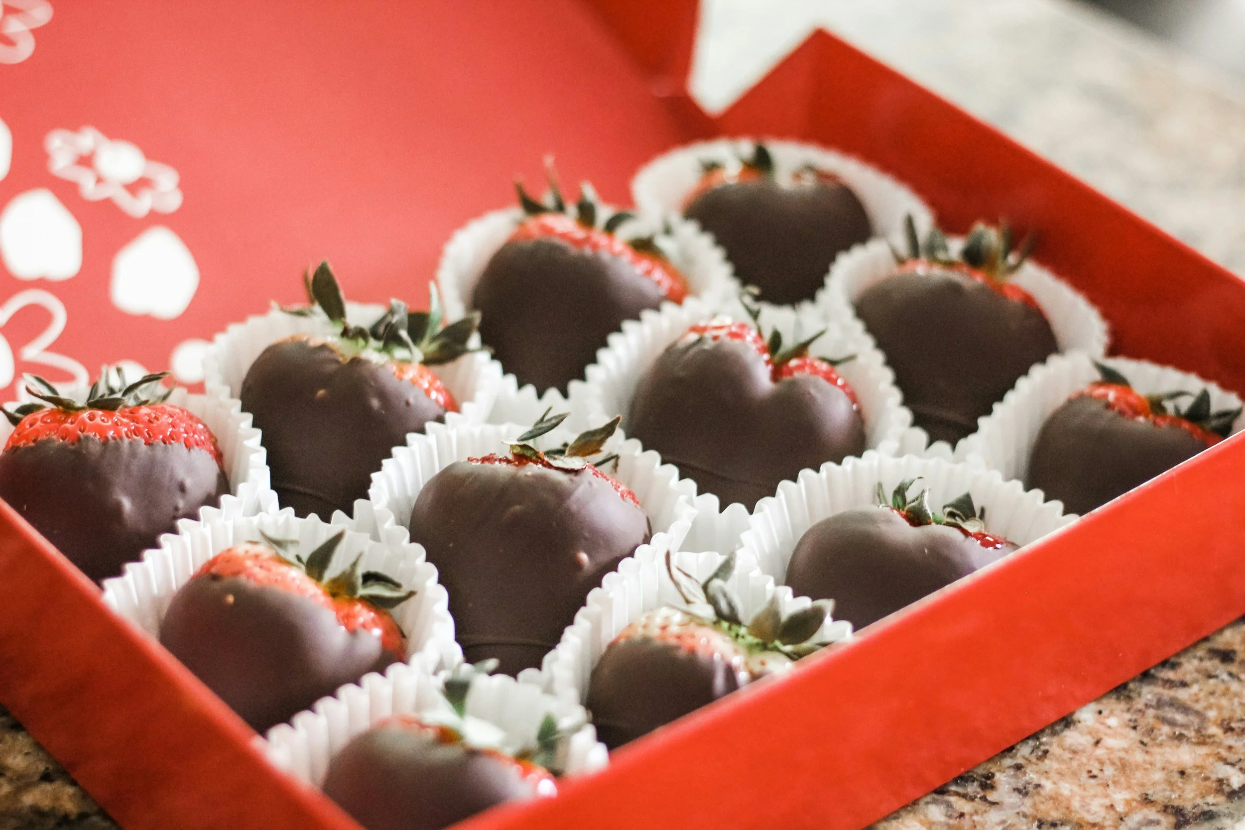 Dark Chocolate Covered Strawberries