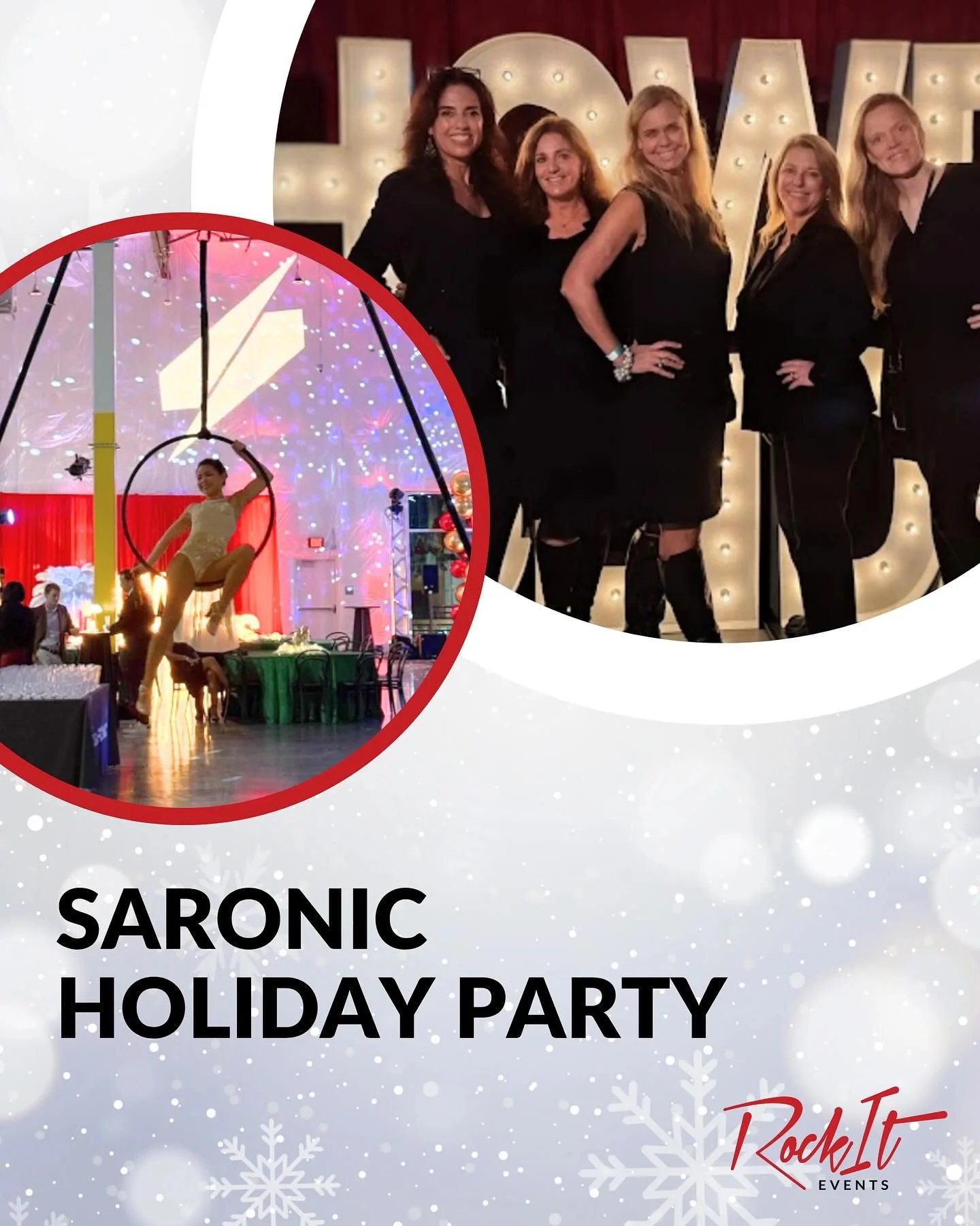 🎄 Everything&rsquo;s bigger (and more festive) in Texas! 🤠 We planned a black-tie Howdy Holidays celebration in Austin for over 1,000 Saronic team members, complete with aerialists, a DJ, disco ball lighting, and holiday d&eacute;cor throughout. It