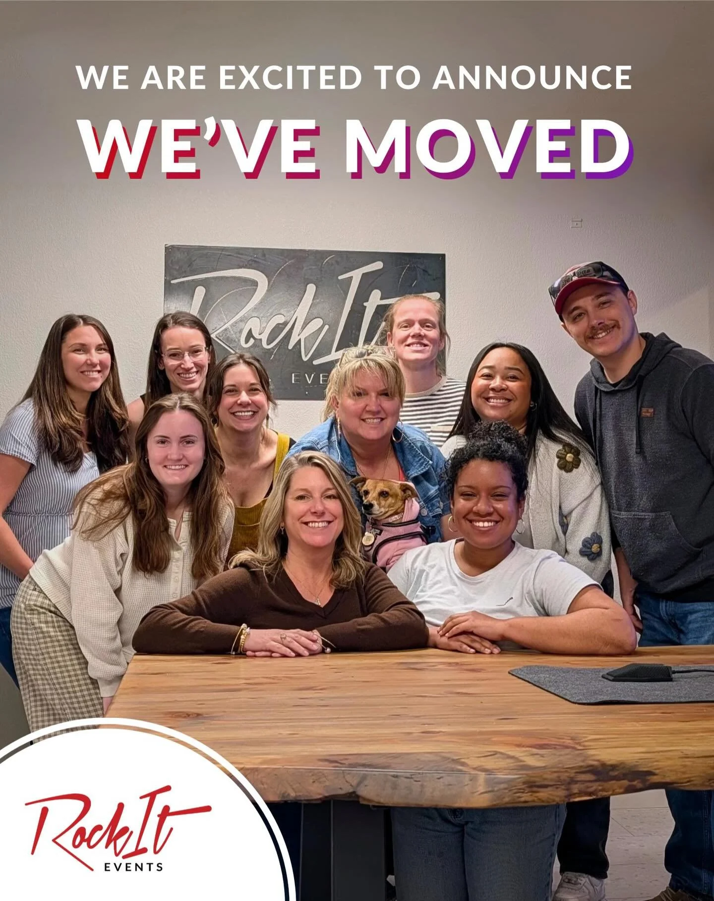 Big move, same amazing team. 🚚✨

We&rsquo;re excited to announce we&rsquo;ve officially moved into our new office! A fresh space for fresh ideas, creative collaboration, and bringing even bigger events to life. 

Plan It | Rock It | Repeat