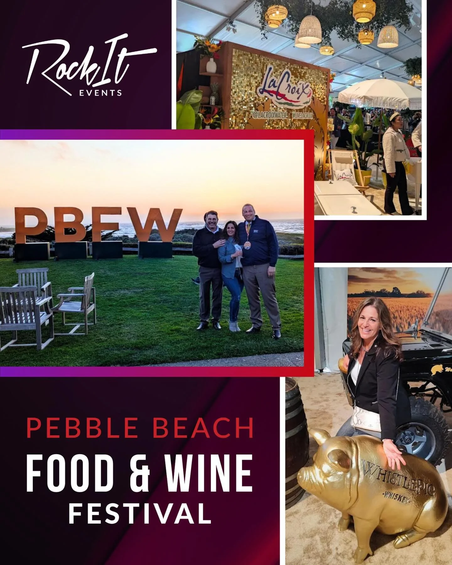 Pebble Beach Food &amp; Wine did NOT disappoint. 🍷✨

From stunning booth designs to next-level activations, the creativity on display was truly inspiring &mdash; and yes, the food and wine spoke for themselves. Big thank you to Luke from The Lodge a