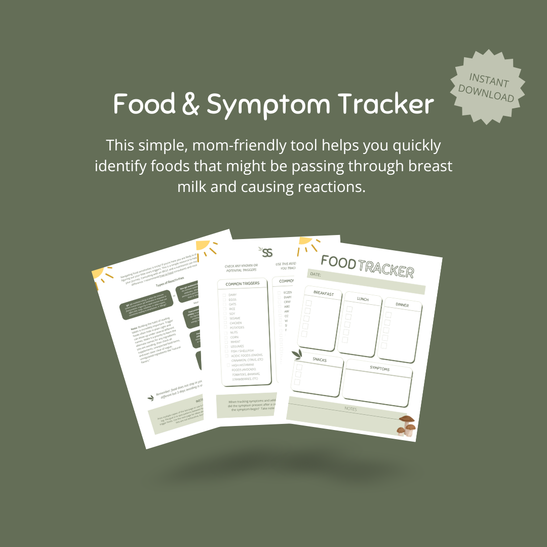 Breastfeeding Food & Symptom Tracker – Identify Baby Food Sensitivities Through Breast Milk