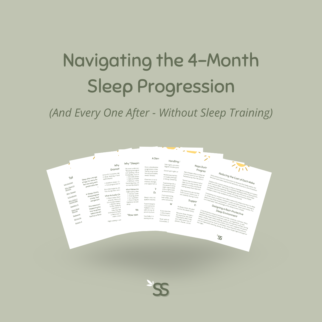 Navigating the 4-Month Sleep Progression (And Every One After – Without Sleep Training)