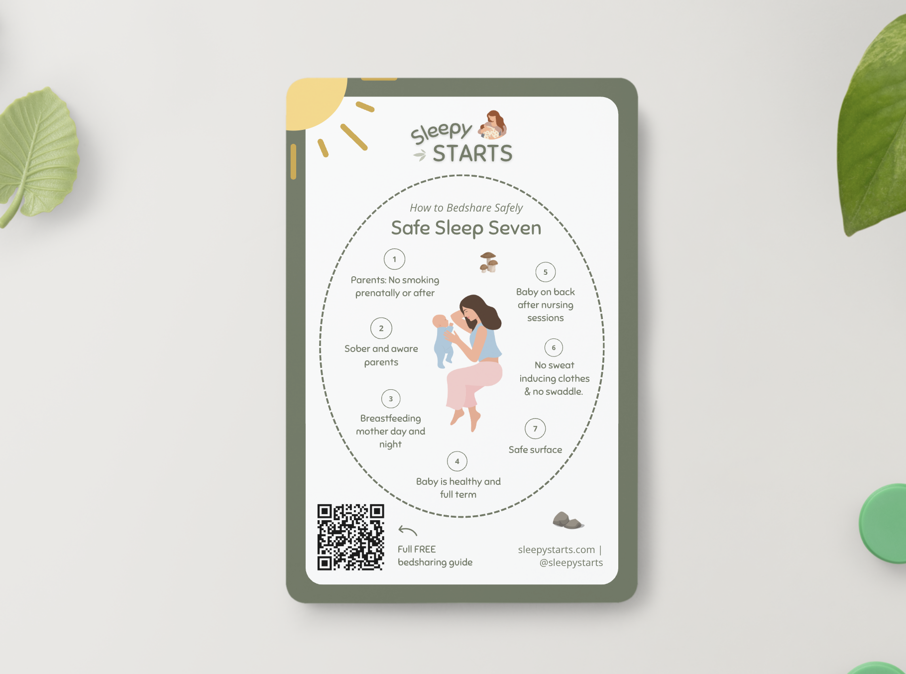 Safe Sleep Seven Magnet