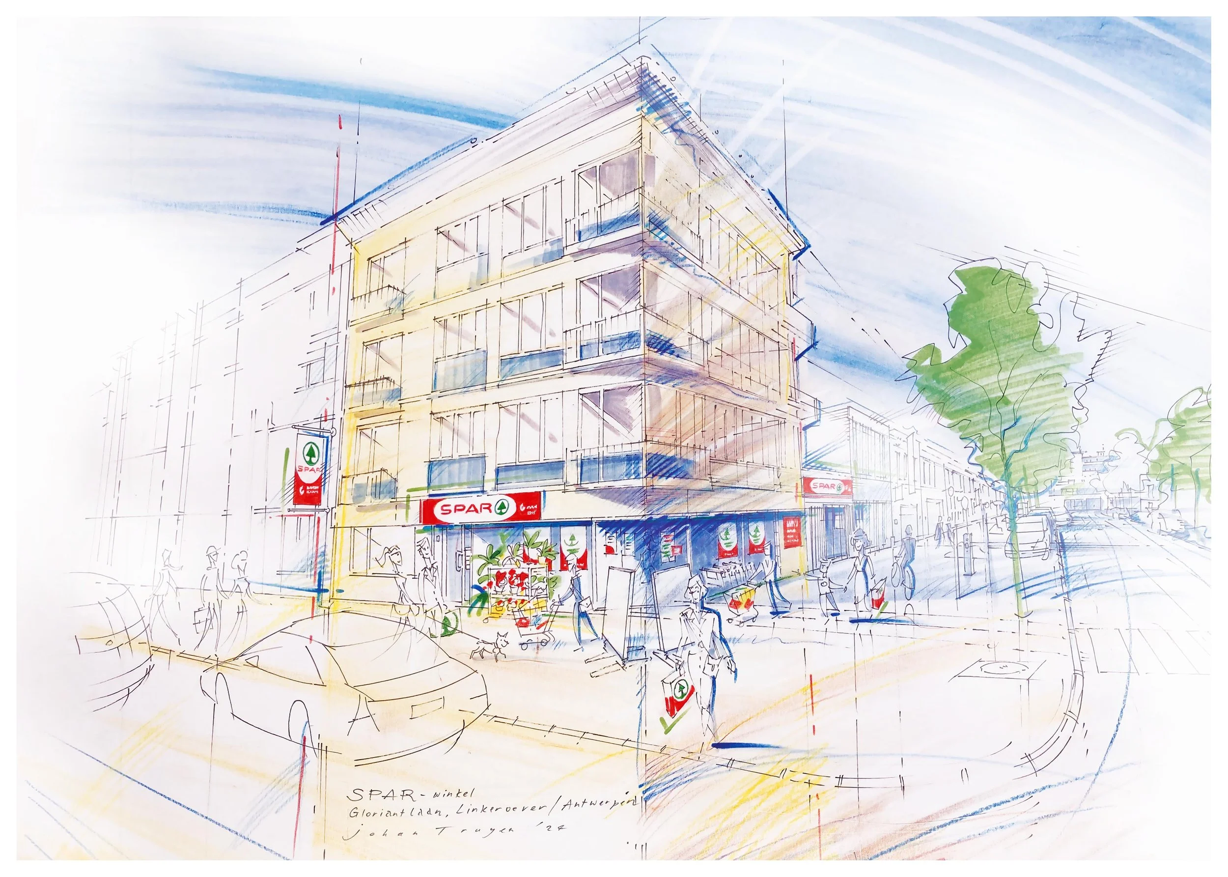 SPAR Linkeroever door Johan Truyen
