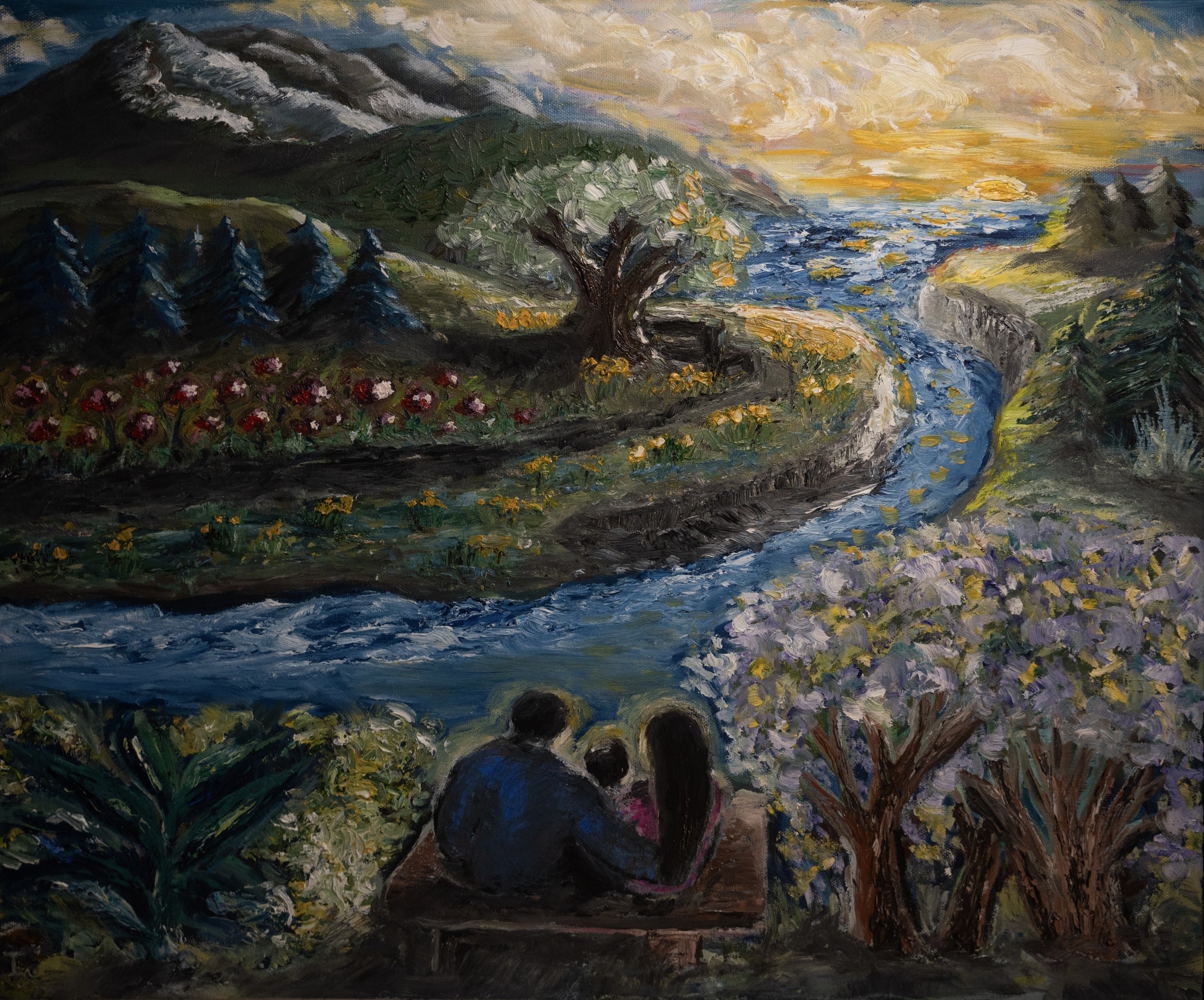 Commission Oil Landscape