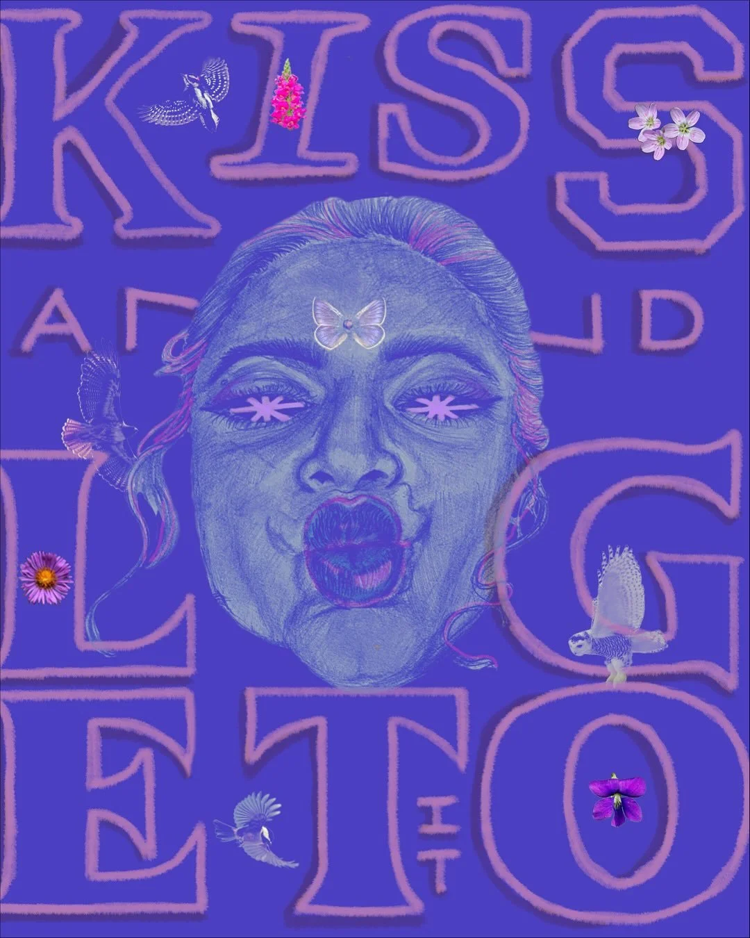 had to listen, let it go, and stop making versions of this too. from last to first. 

🌺🤍🌸

#letitgo #mixedmedia #flowers #birds #florafauna #mood #portrait