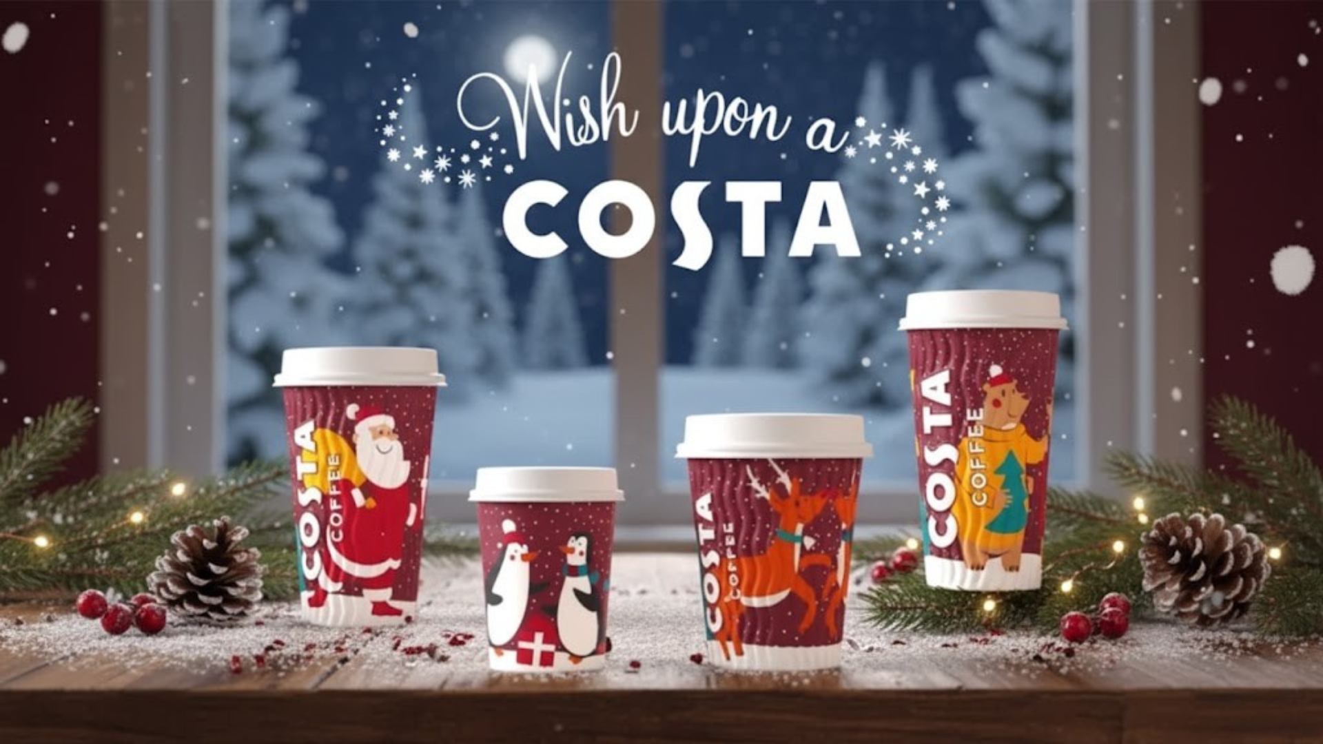 Costa Coffee Christmas Menu 2025