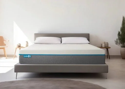 hybrid mattress on grey bed