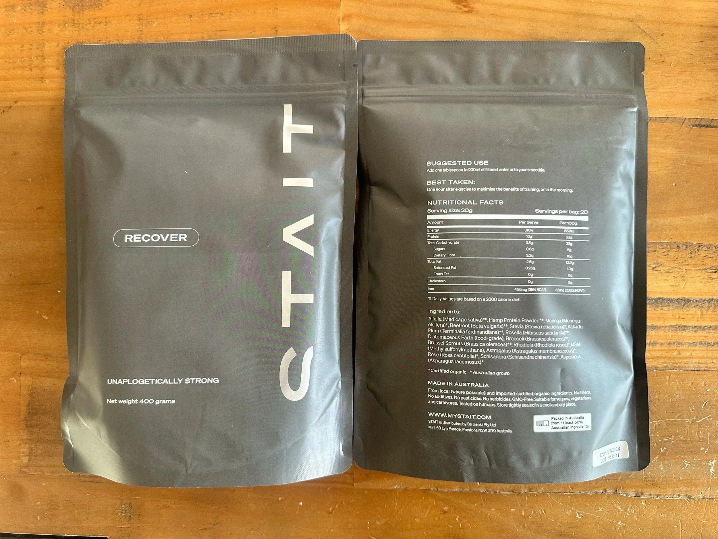 recovery supplement
