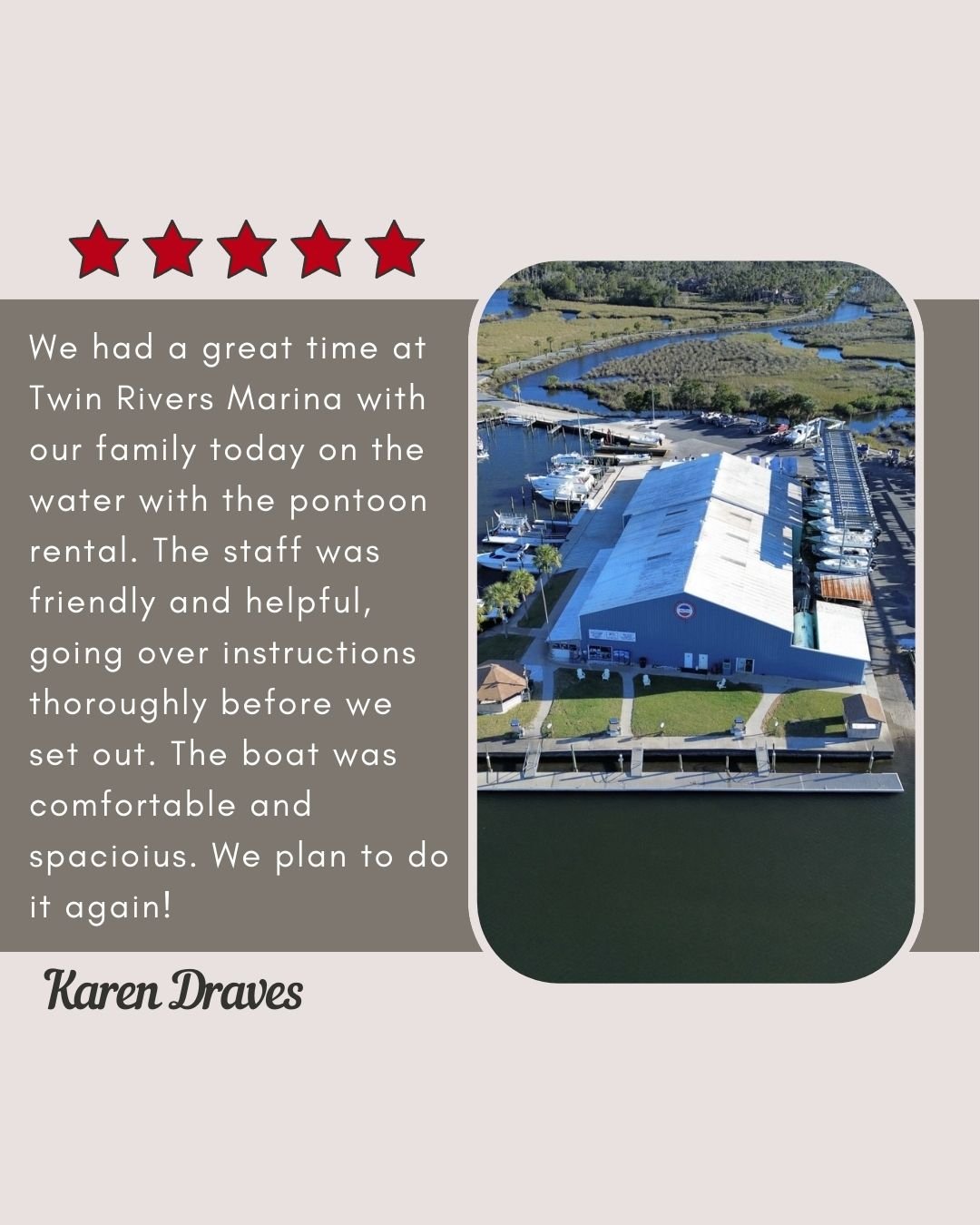 We appreciate the support of our customers! #crystalriverfl #teamtwinrivers