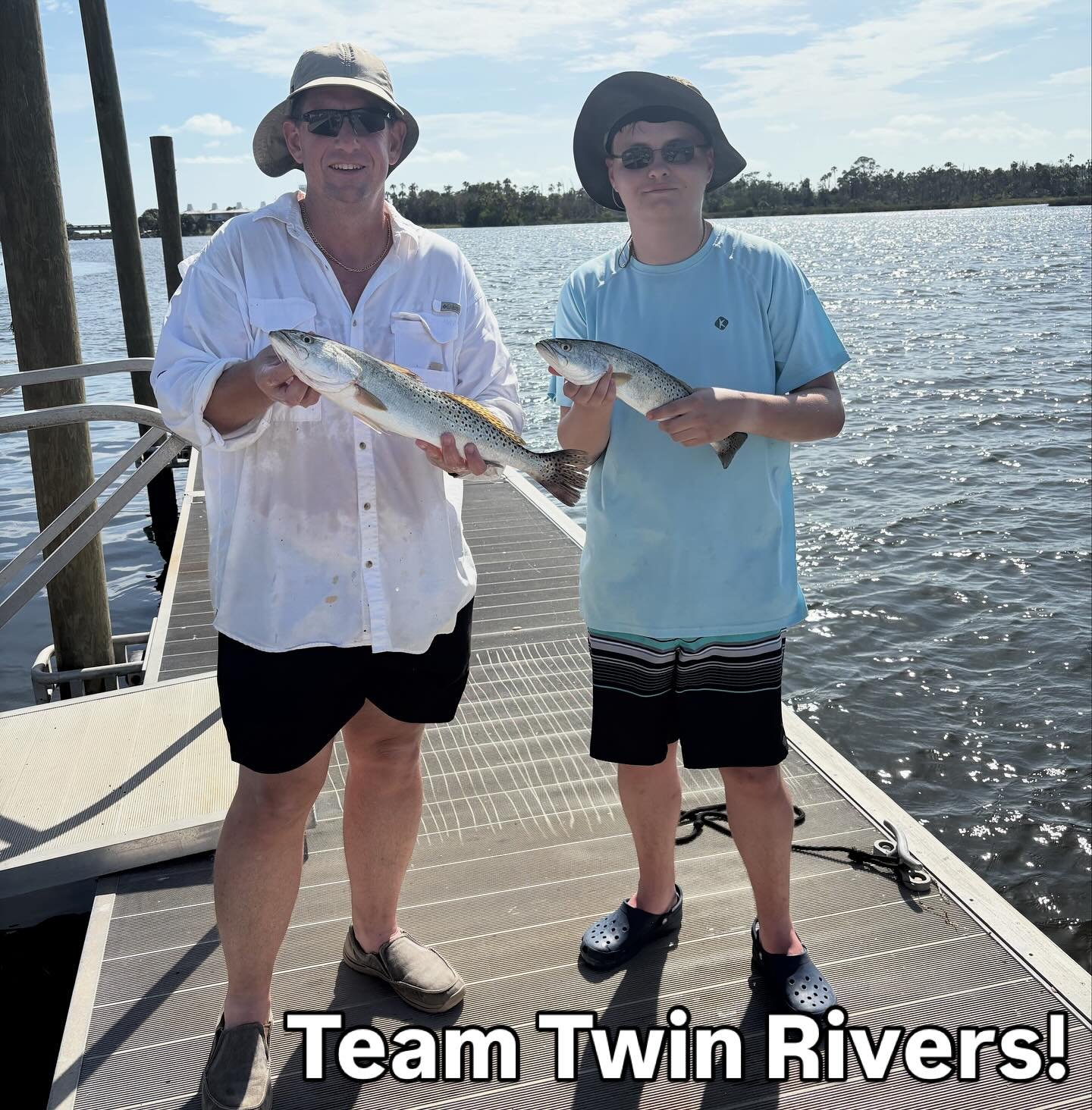 Our customer’s are reelin’ them in! 🐟 Get out on the water today! No boat? No problem! Rental boats available daily! Contact 352-795-3552 | www.twinriversmarina.com! #crystalriverflorida