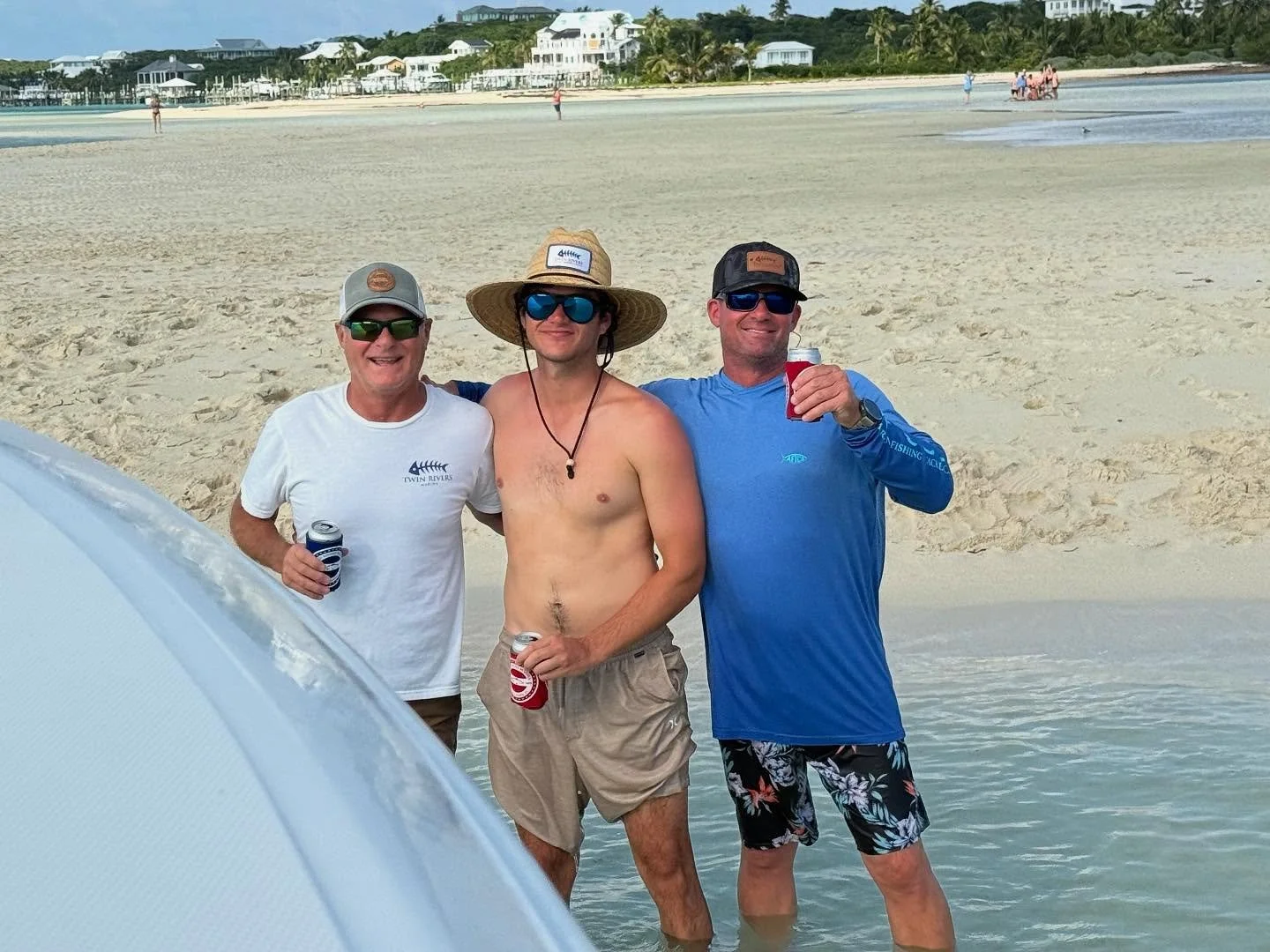 Team Twin Rivers is always near the water! 🏝️🐟 #teamtwinrivers #tahitibeach #abacosislandsbahamas