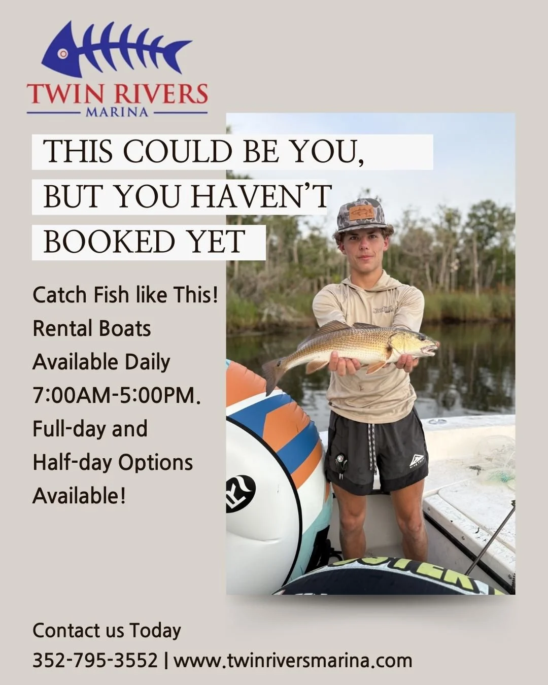 Ready to hit the water?
Whether you are chasing trophy fish, cruising the coast, or just escaping the dock, we've got the perfect rental boat waiting for you!
• Clean, reliable boats
• Friendly staff
• Fuel, bait, & ice on-site &n