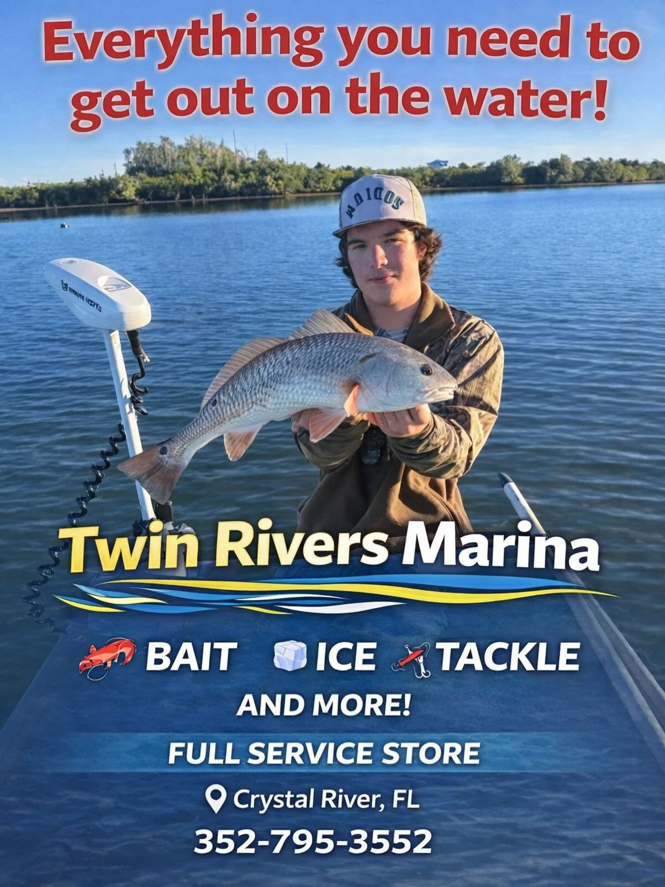 🎣 Everything you need to get out on the water&mdash;right here.

From live &amp; frozen bait to ice, tackle, drinks, and last-minute essentials, our full-service store has you covered before you ever leave the dock 😎

Fuel up, gear up, and make it 