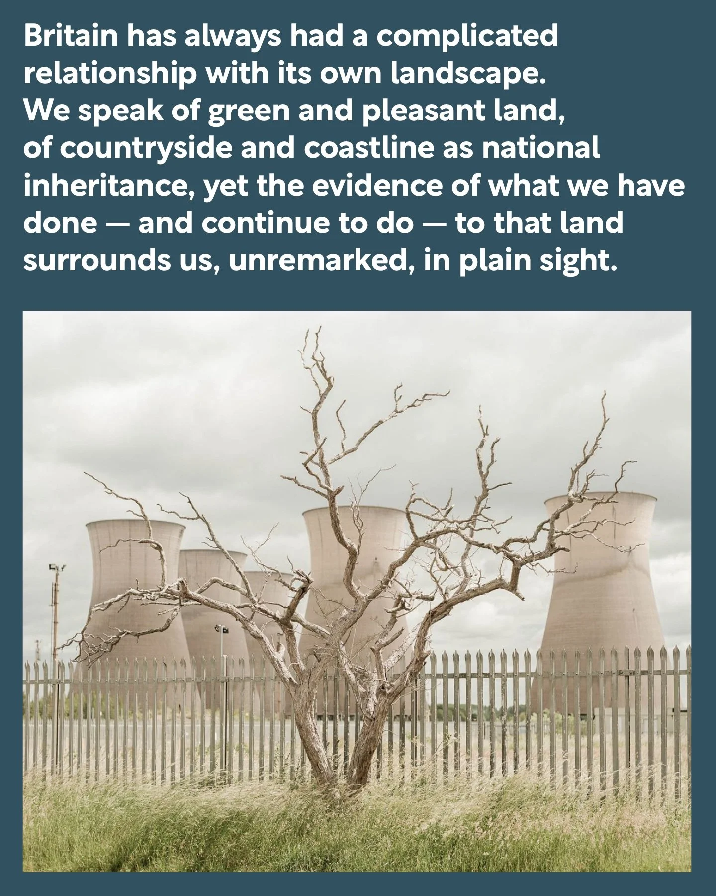 SCUL Sessions is back: 17 October 📷

For Session Three, we&rsquo;re delighted to welcome photographer Eric Tearle, who will be presenting Beneath the Grey: a long-term project exploring Britain&rsquo;s complicated relationship with its own landscape