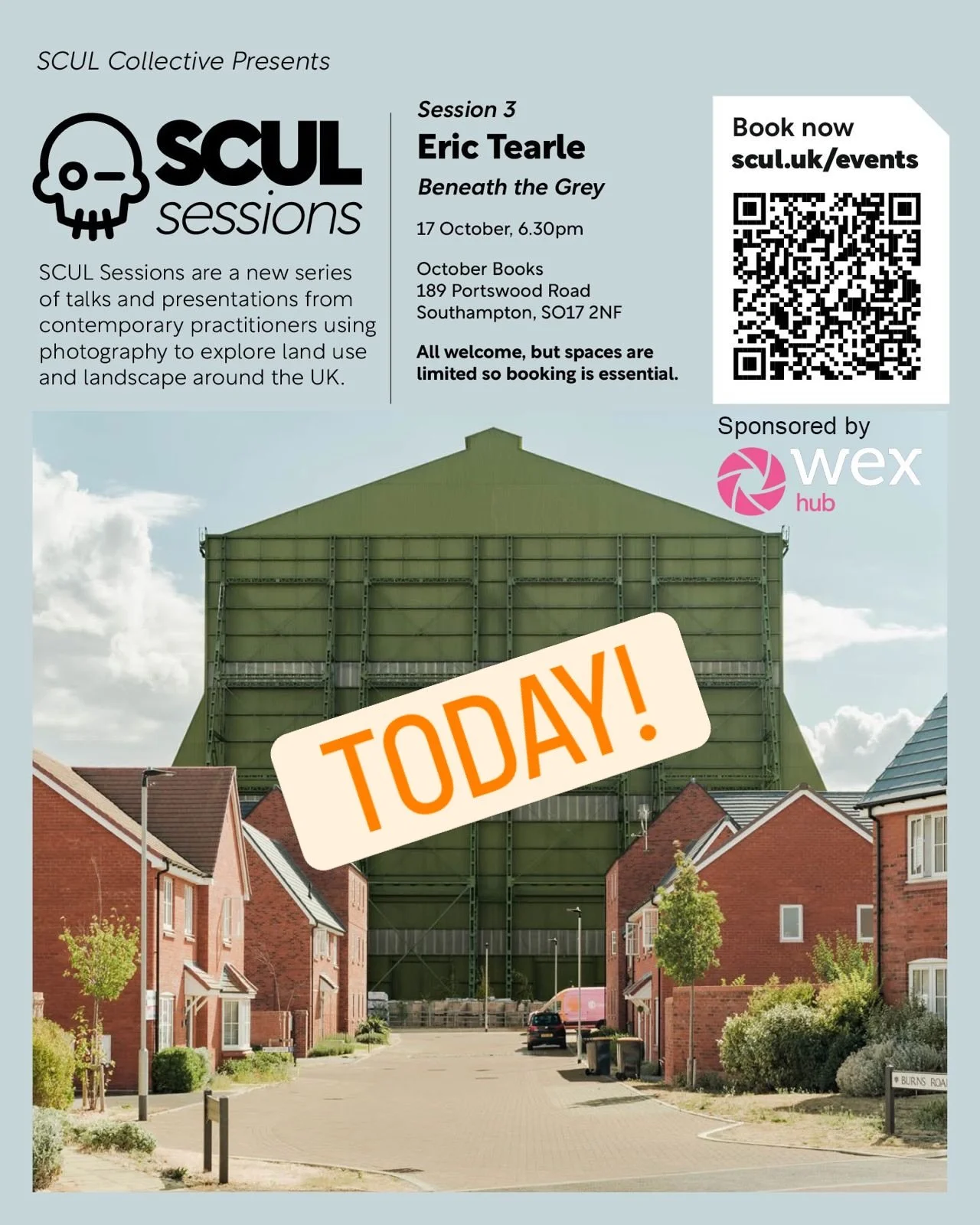If you&rsquo;ve been meaning to come along, now is the time to book! Link in bio or at SCUL.uk/events

See you there!

Thanks to @wexphotovideo for supporting this event.

#phototalk #photoevent #southampton