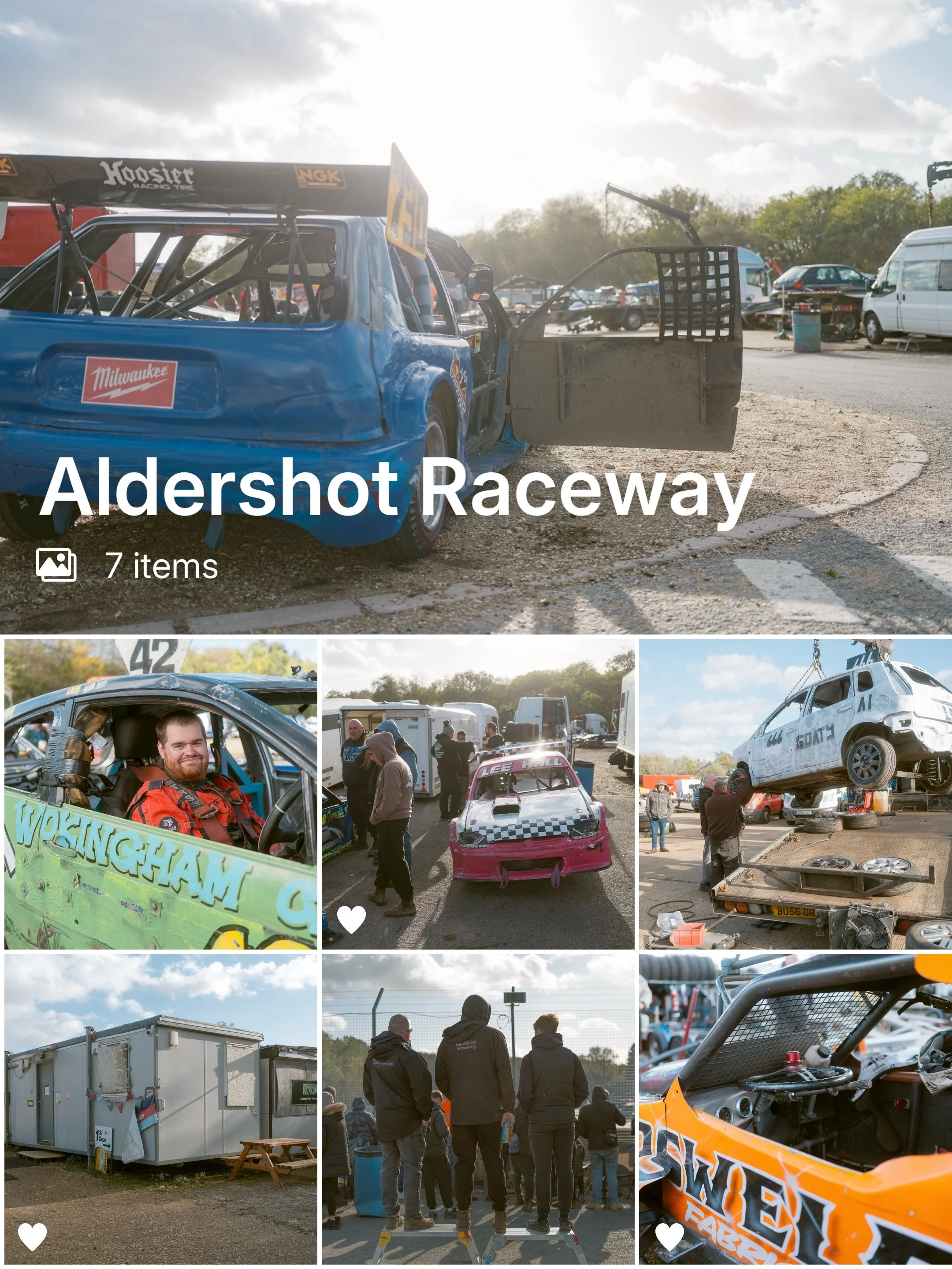 First batch of photos from yesterday&rsquo;s walk at Aldershot Raceway is here! This time, captured by @tom_westbury 🔥

This walk was sponsored by @wexphotovideo 🫶

#racephotography #spedeworth #motosportphotography #aldershotraceway #sculsnaps