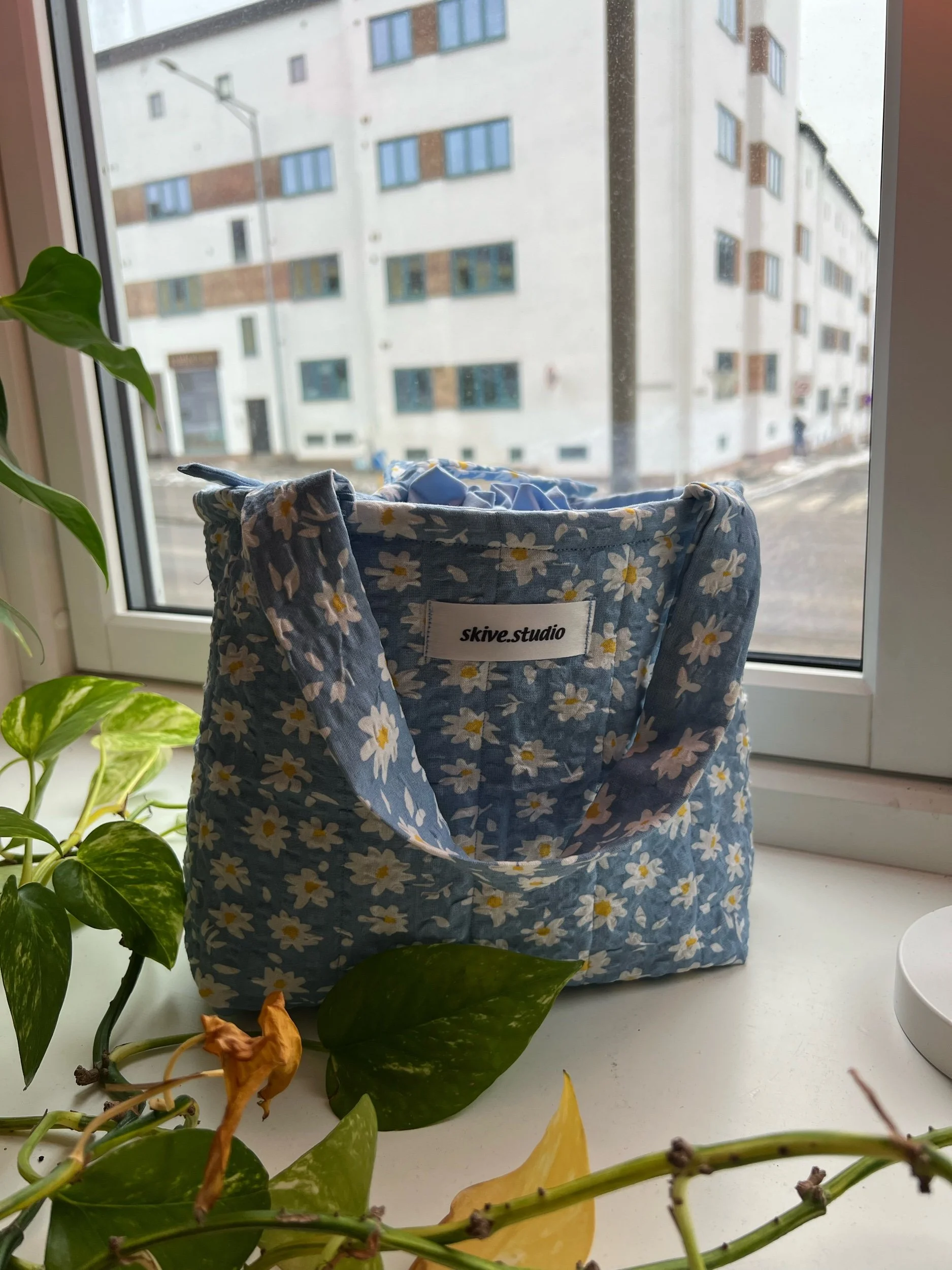 Blå prosjektveske - liten