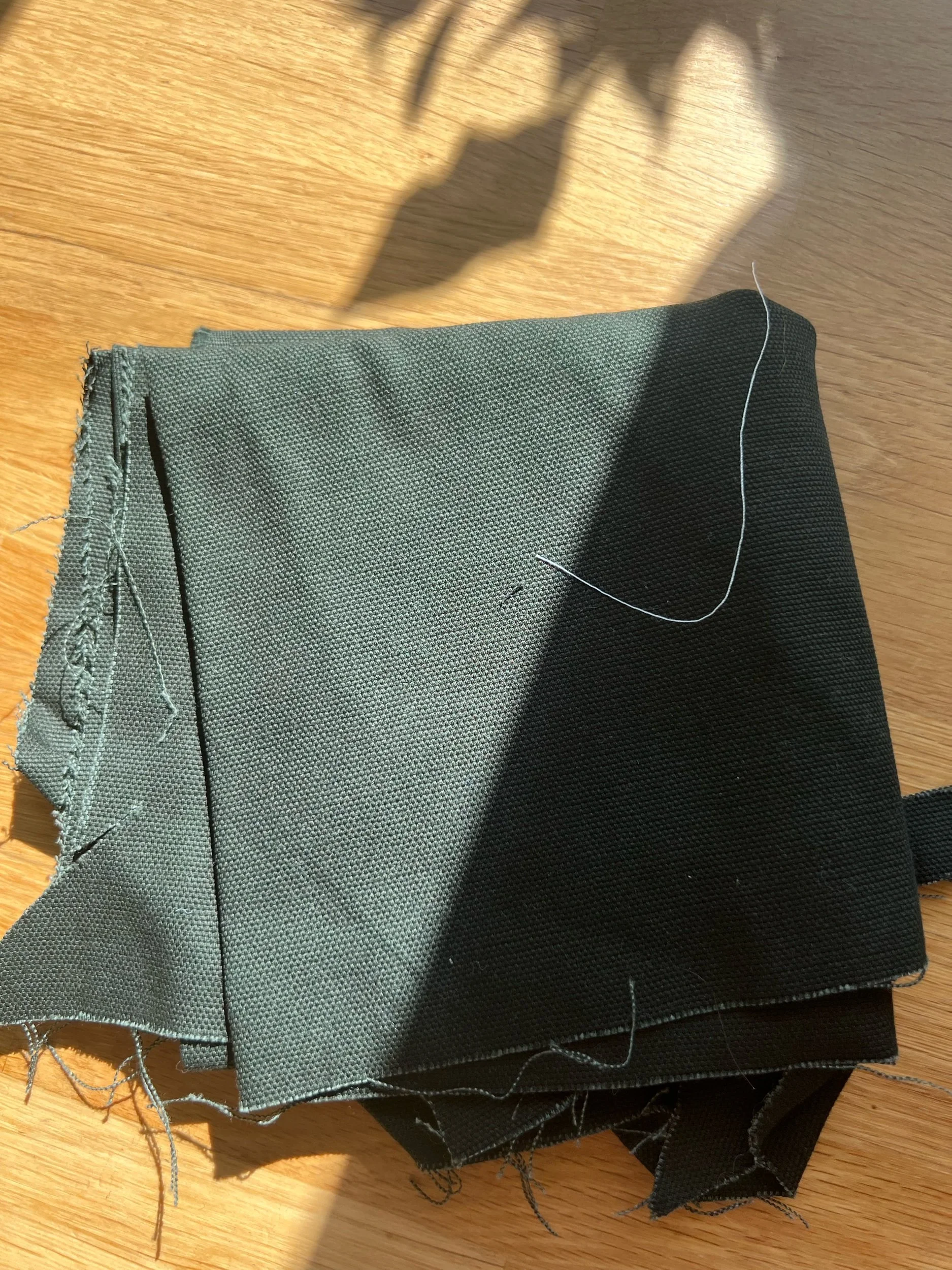 grønn kanvas (100% bomull)