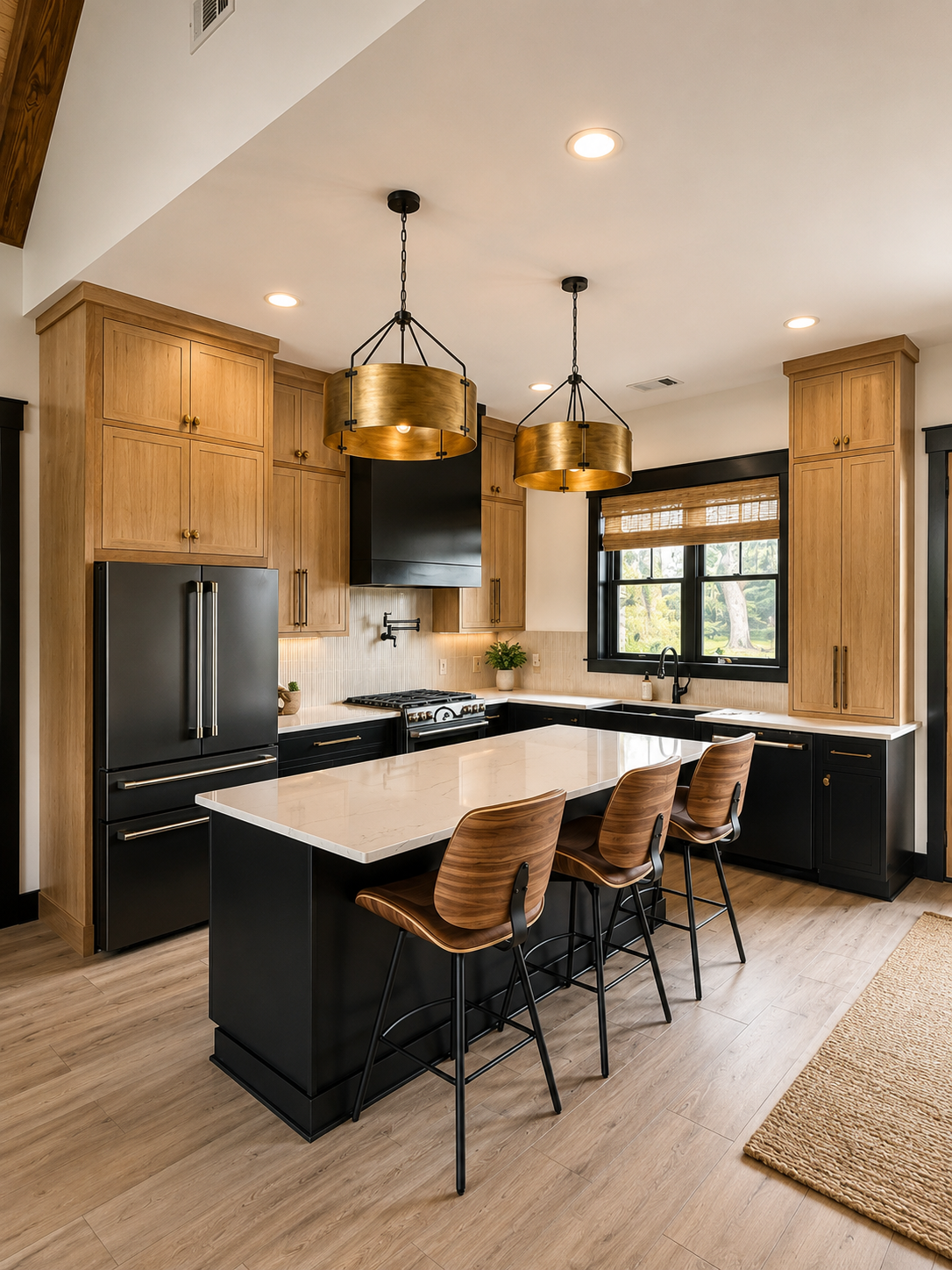 White Oak & Tricorn Black