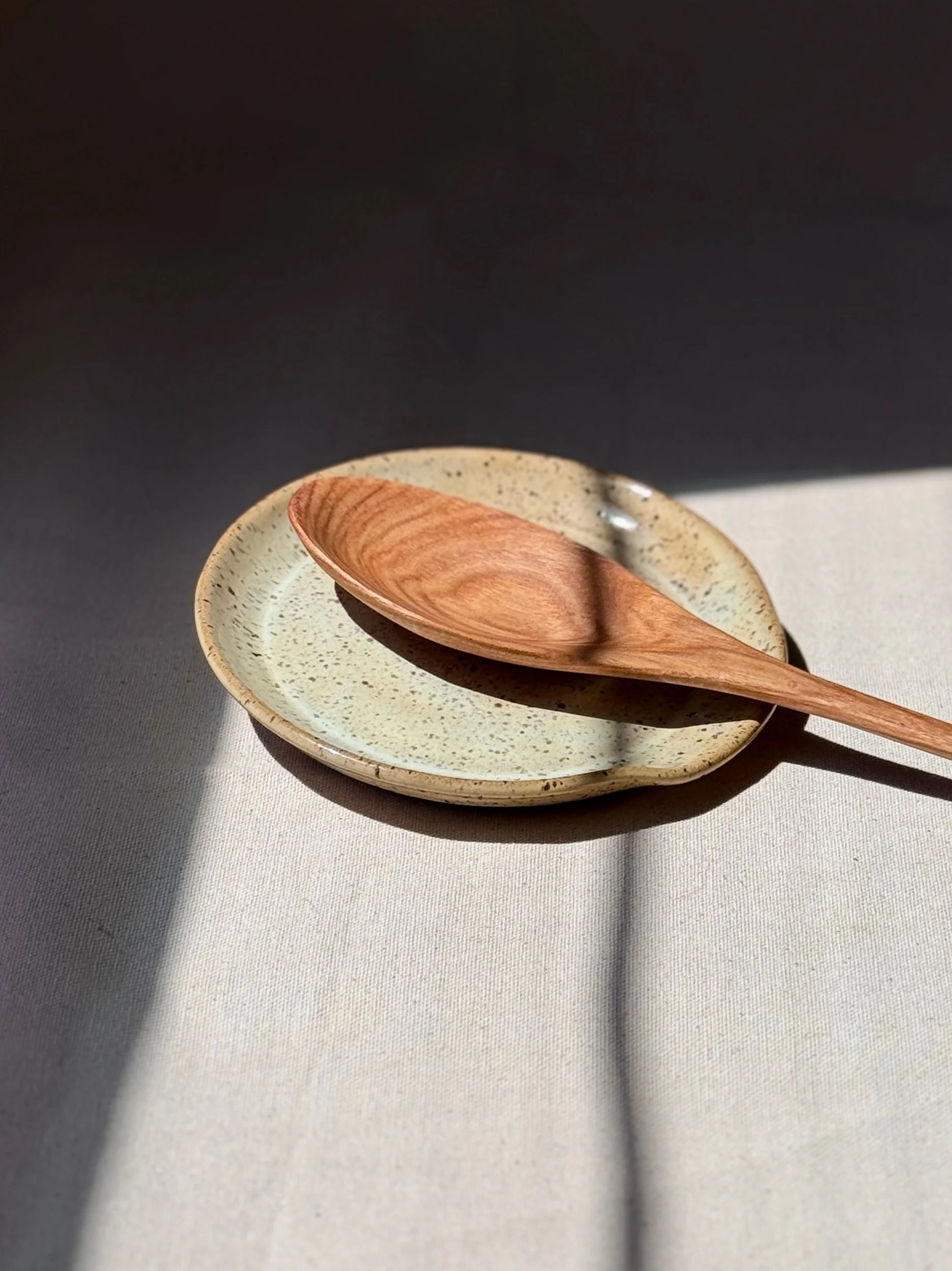 Spoon Rest in Soft Yellow