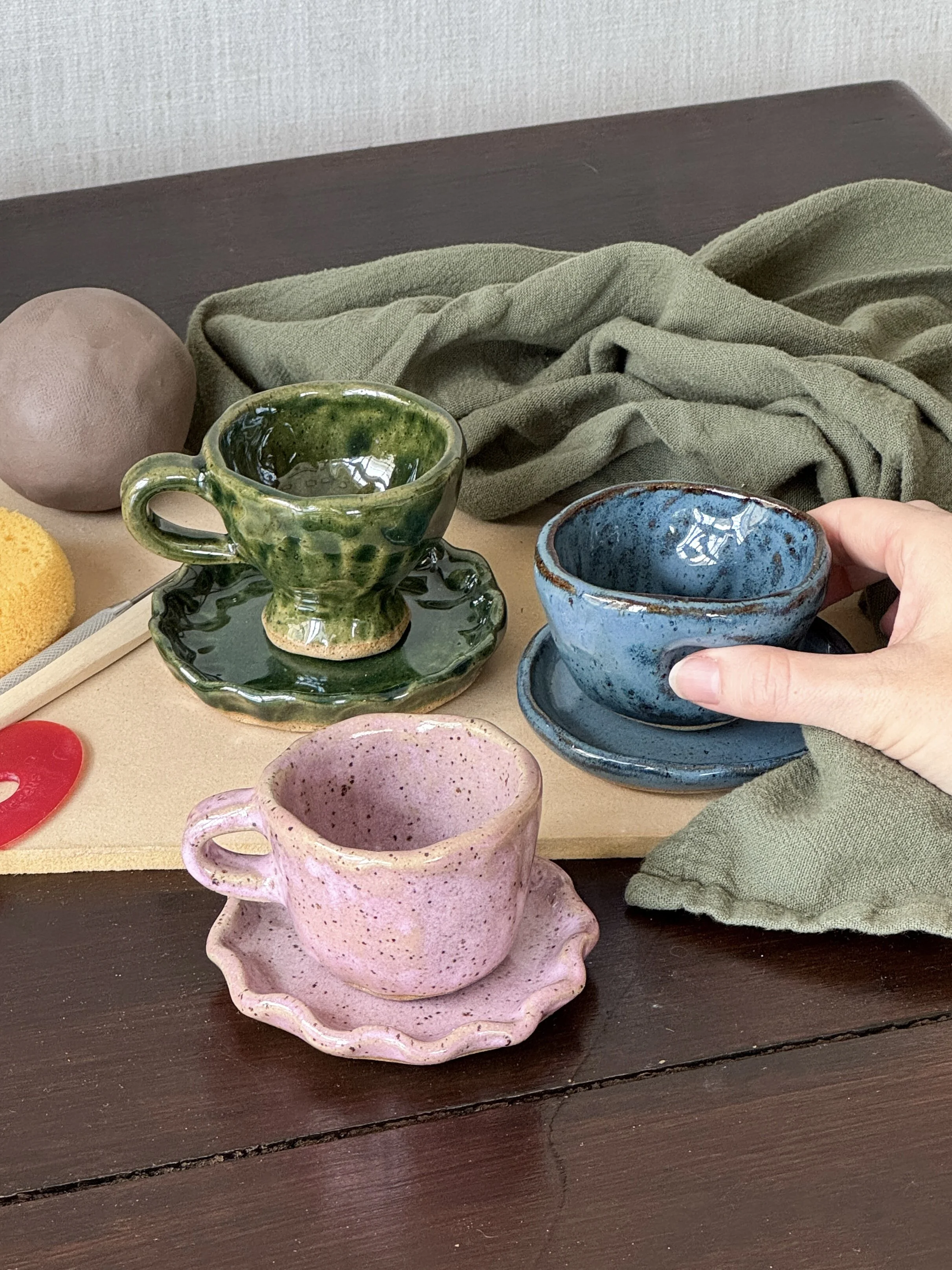 Espresso Cup + Saucer - Handbuilding Workshop