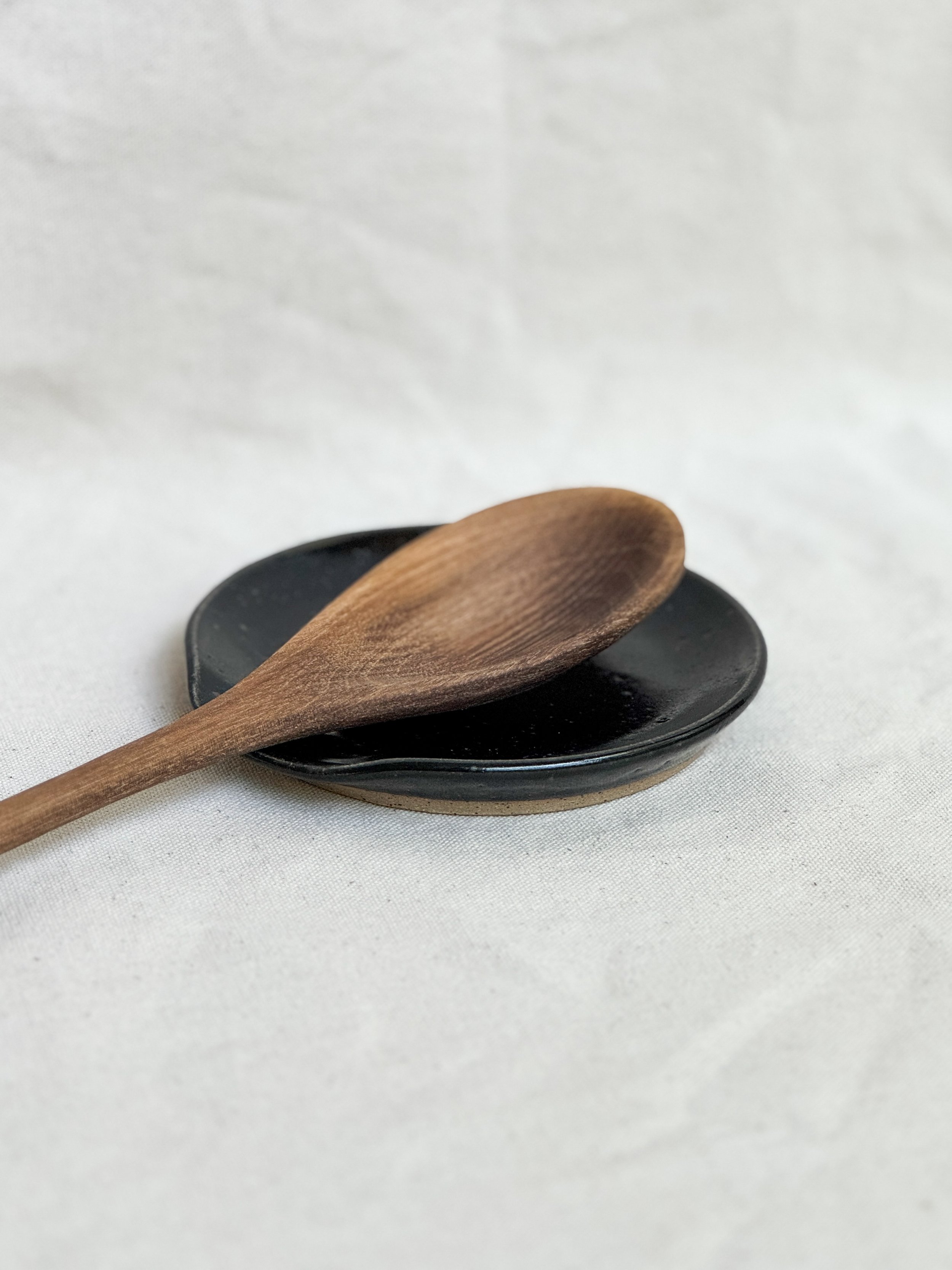 Spoon Rest in Satin Black