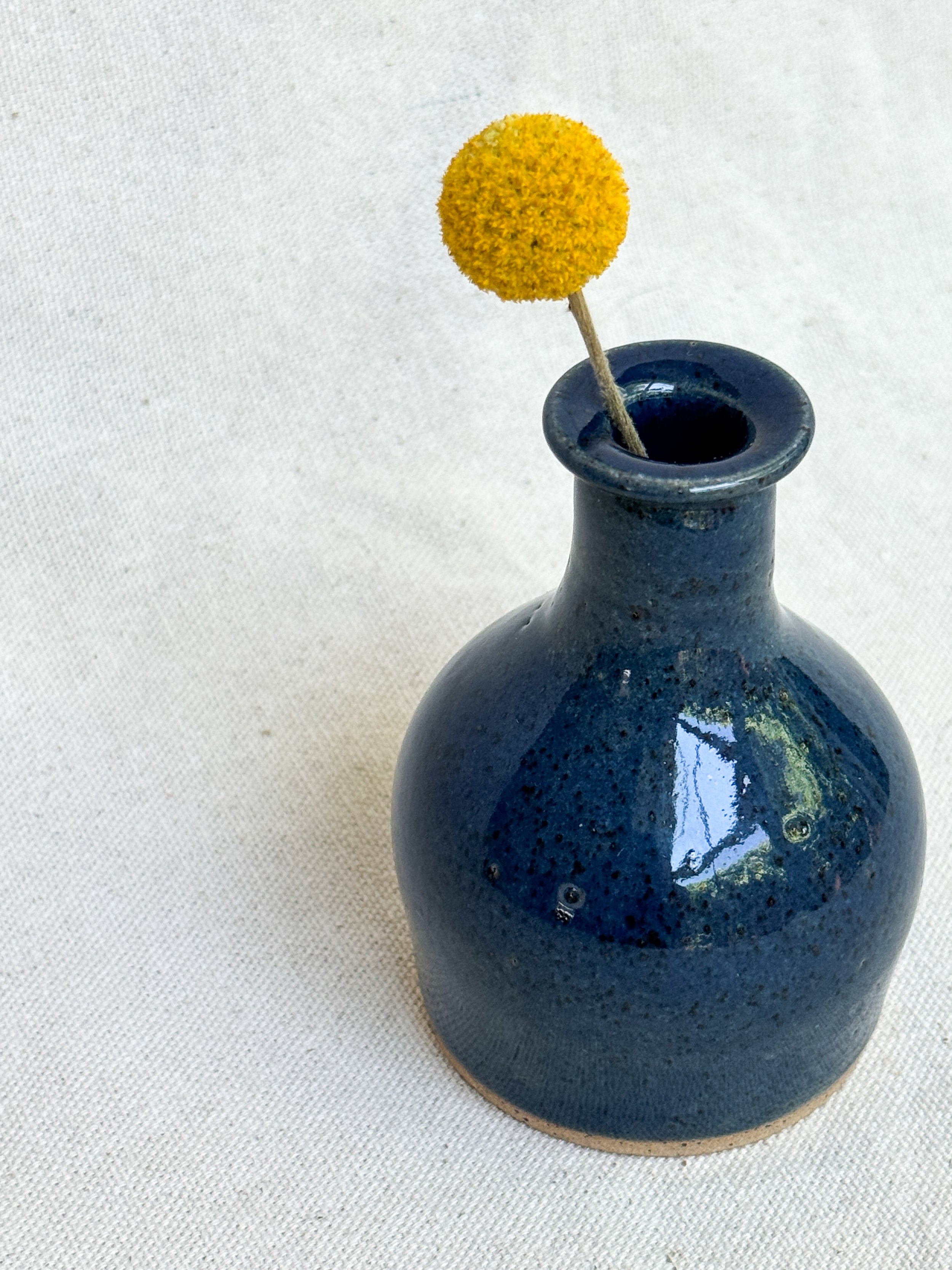 Bud Vase in Deep Blue
