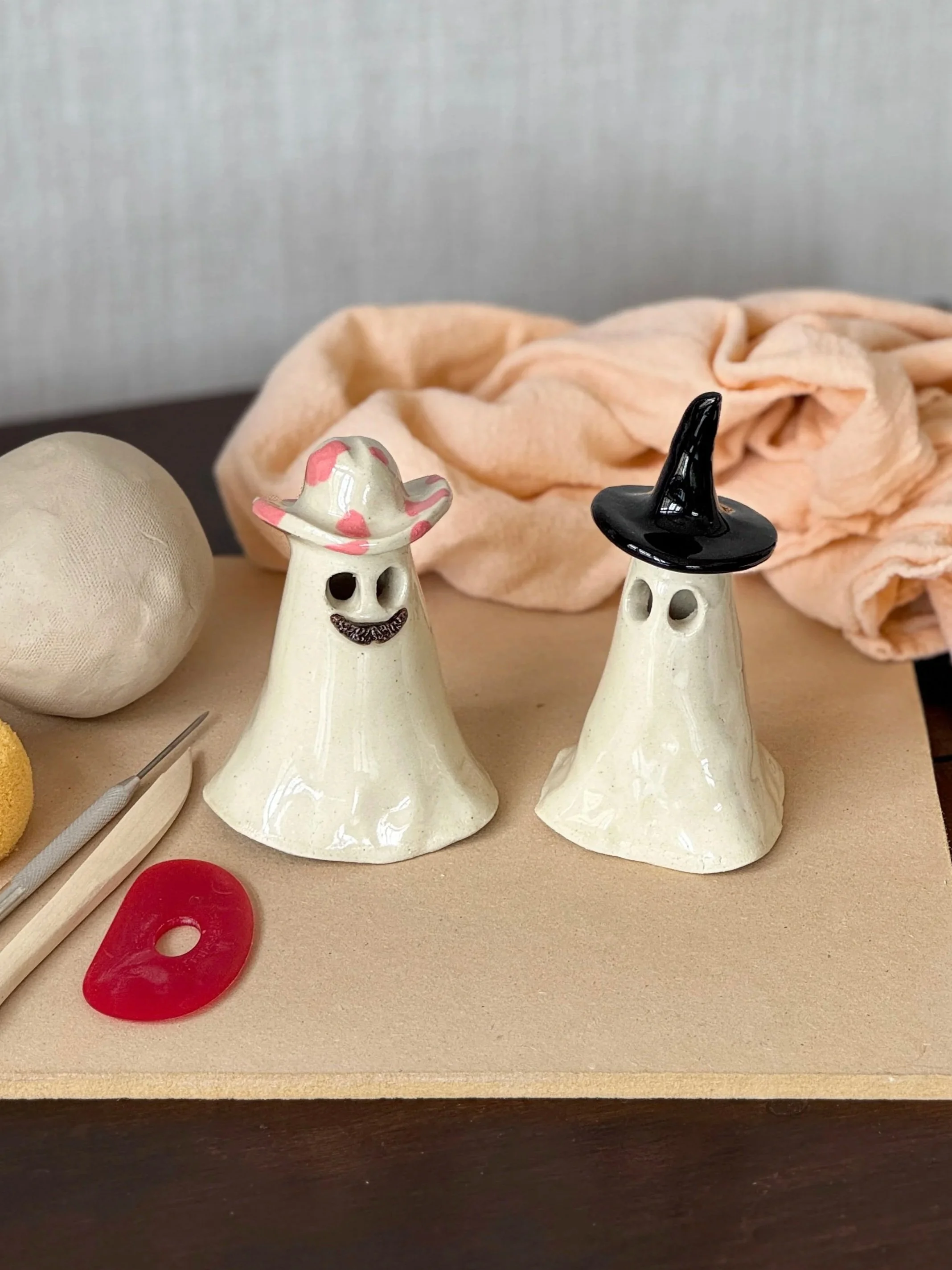 Mini Ghosts Pottery Workshop - Handbuilding Workshop (Friday)