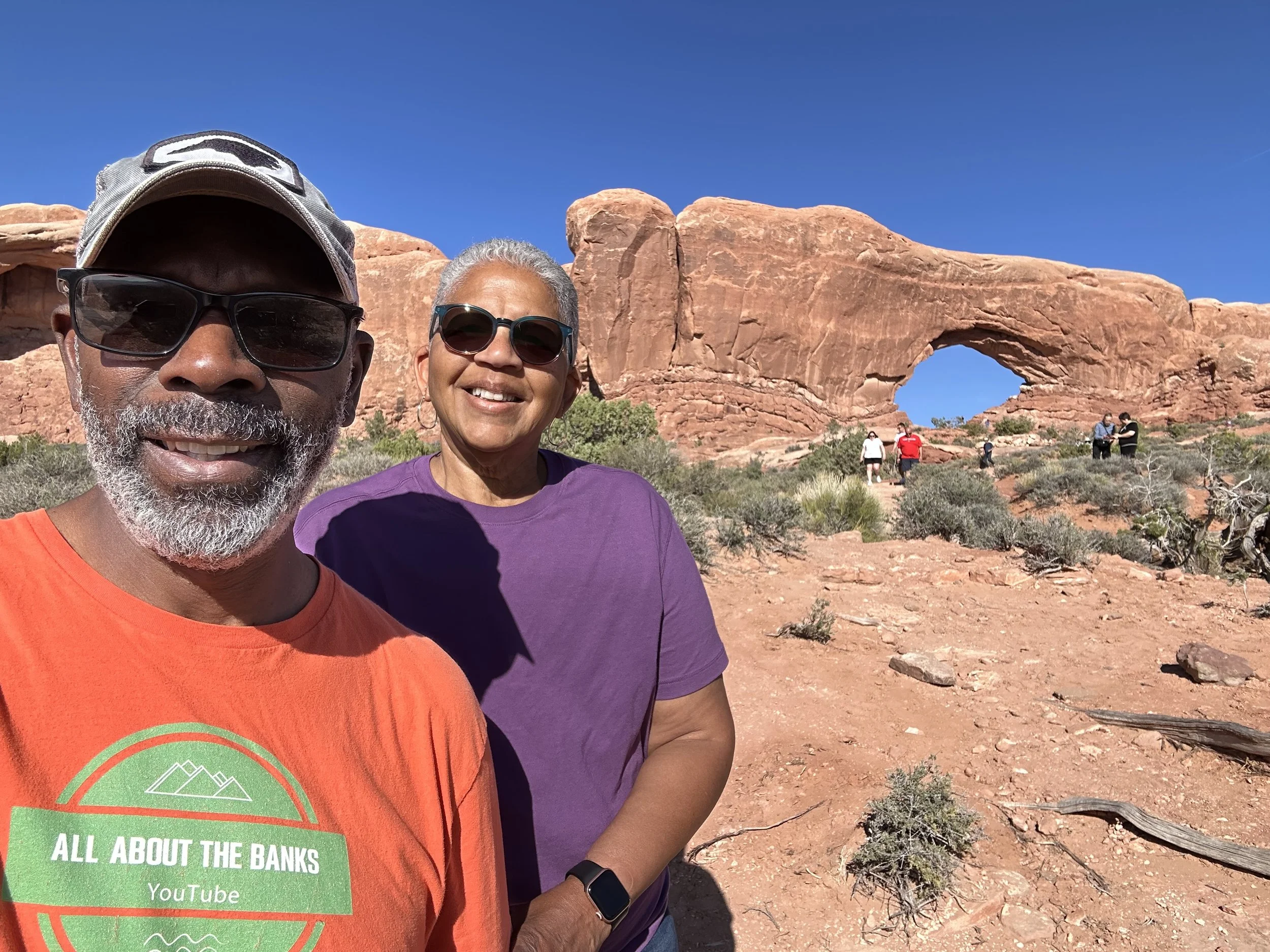 Duane &amp; Belinda of All About the Banks traveling out west