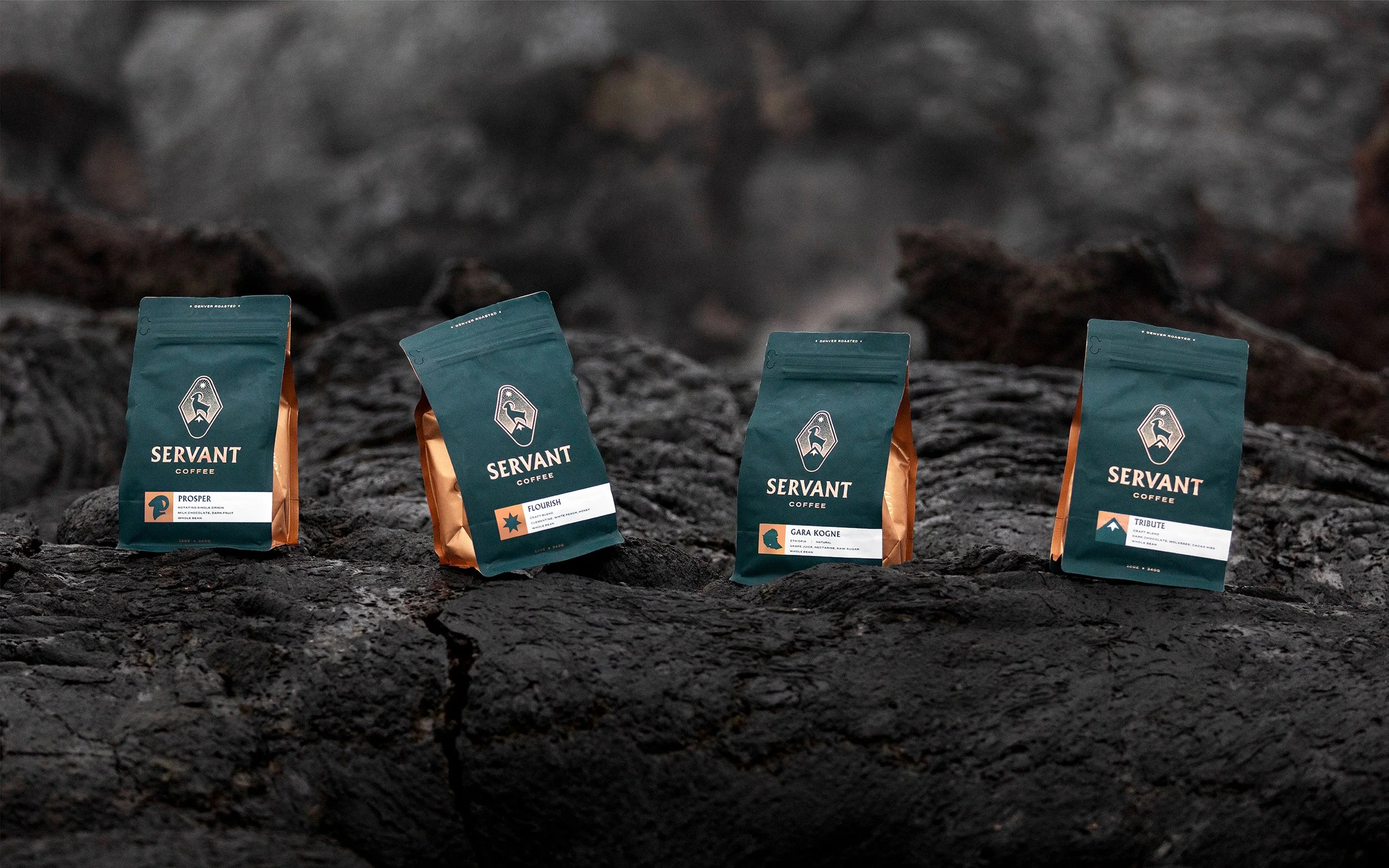Typothesis Servant Coffee Packaging Design Brand Identity Photography