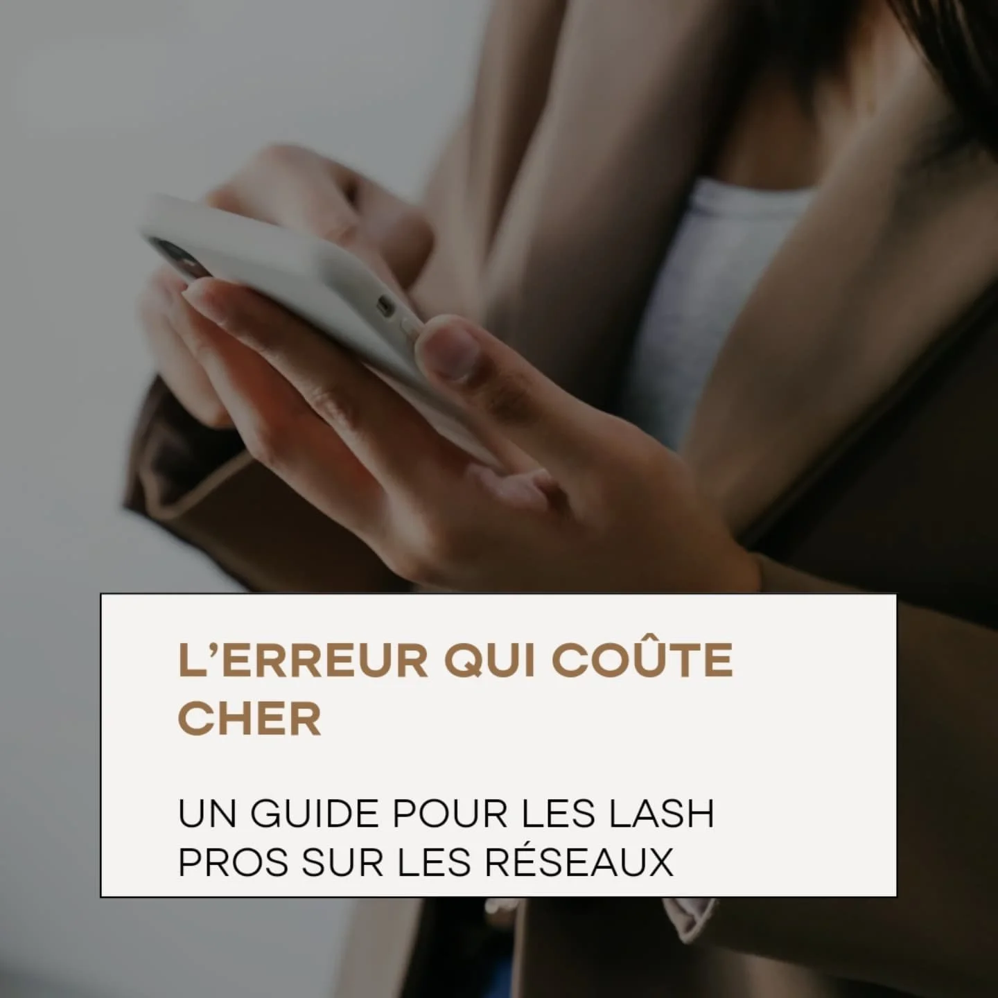 💸L'erreur qui co&ucirc;te CHER aux lash artistes sur les r&eacute;seaux sociaux 💸
Tu passes des heures &agrave; poster, mais ton compte reste bloqu&eacute; &agrave; la m&ecirc;me place? 😰 Voici l&rsquo;une des erreurs les plus co&ucirc;teuses :

?