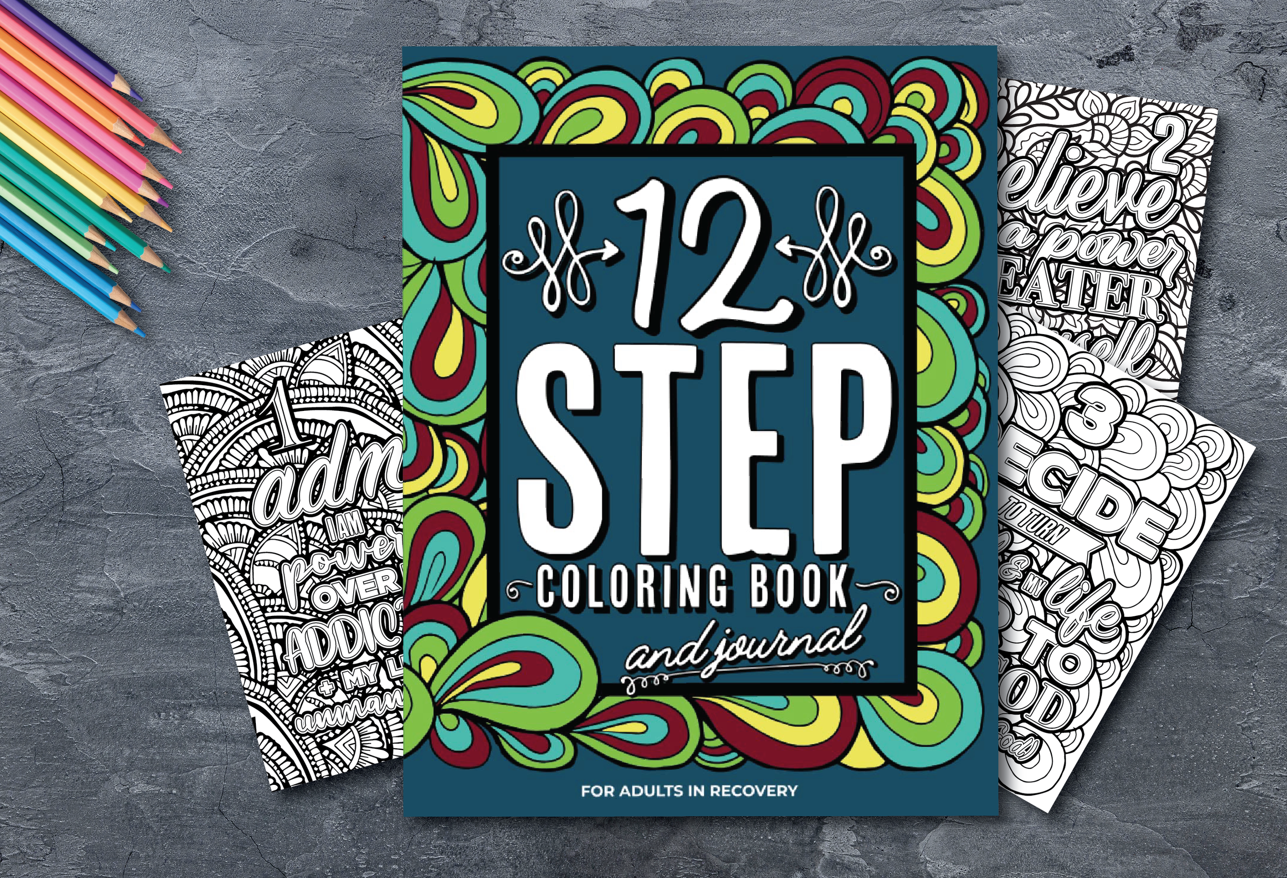 Twelve Step Coloring Book and Journal