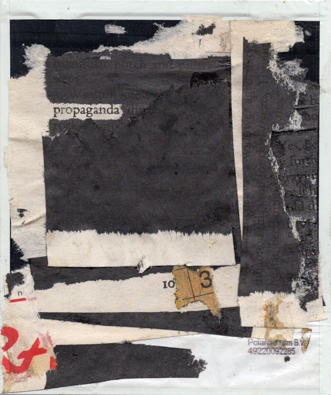 p********a (mixed media on polaroid)