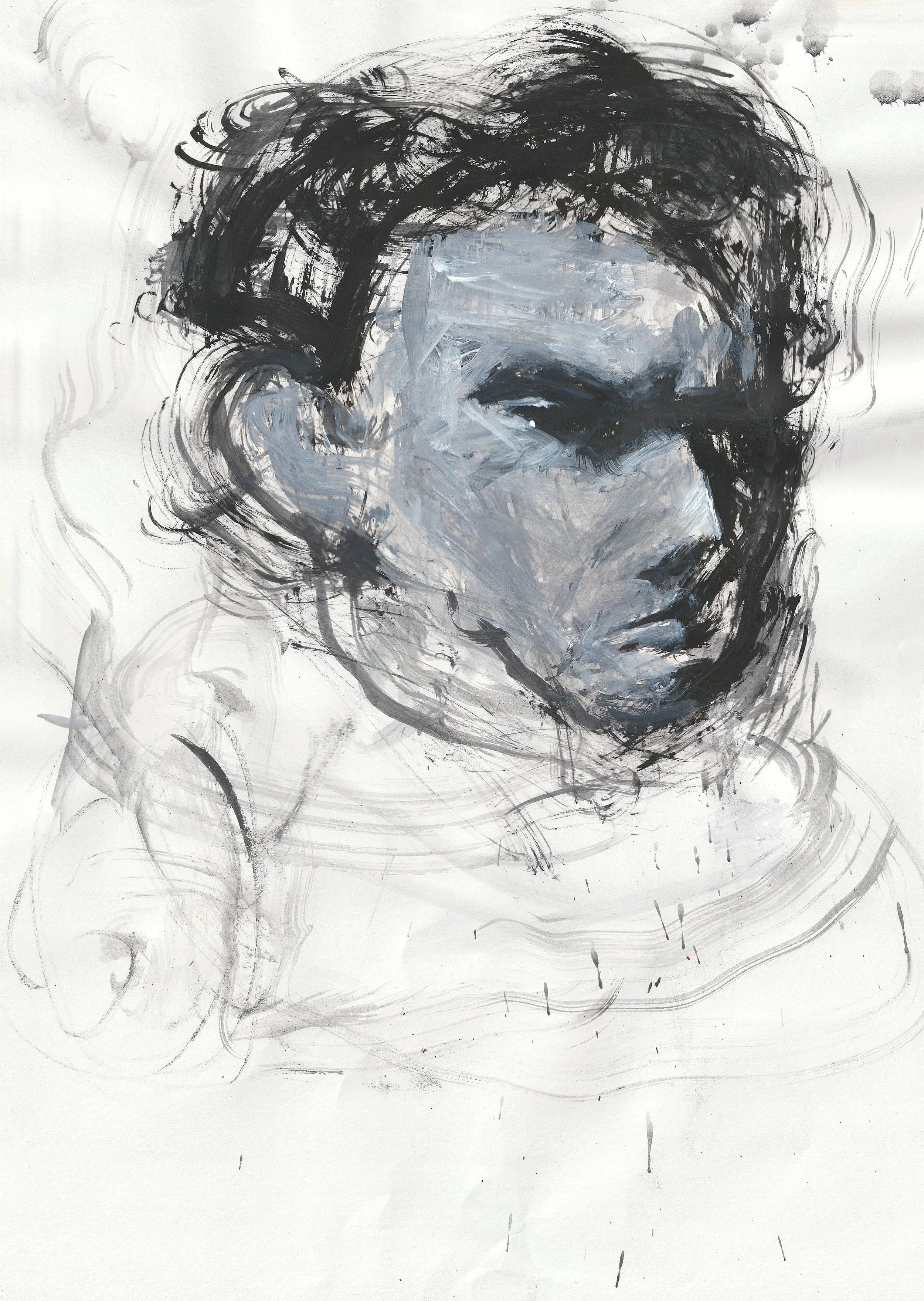 i'm to blame (acrylic on paper)