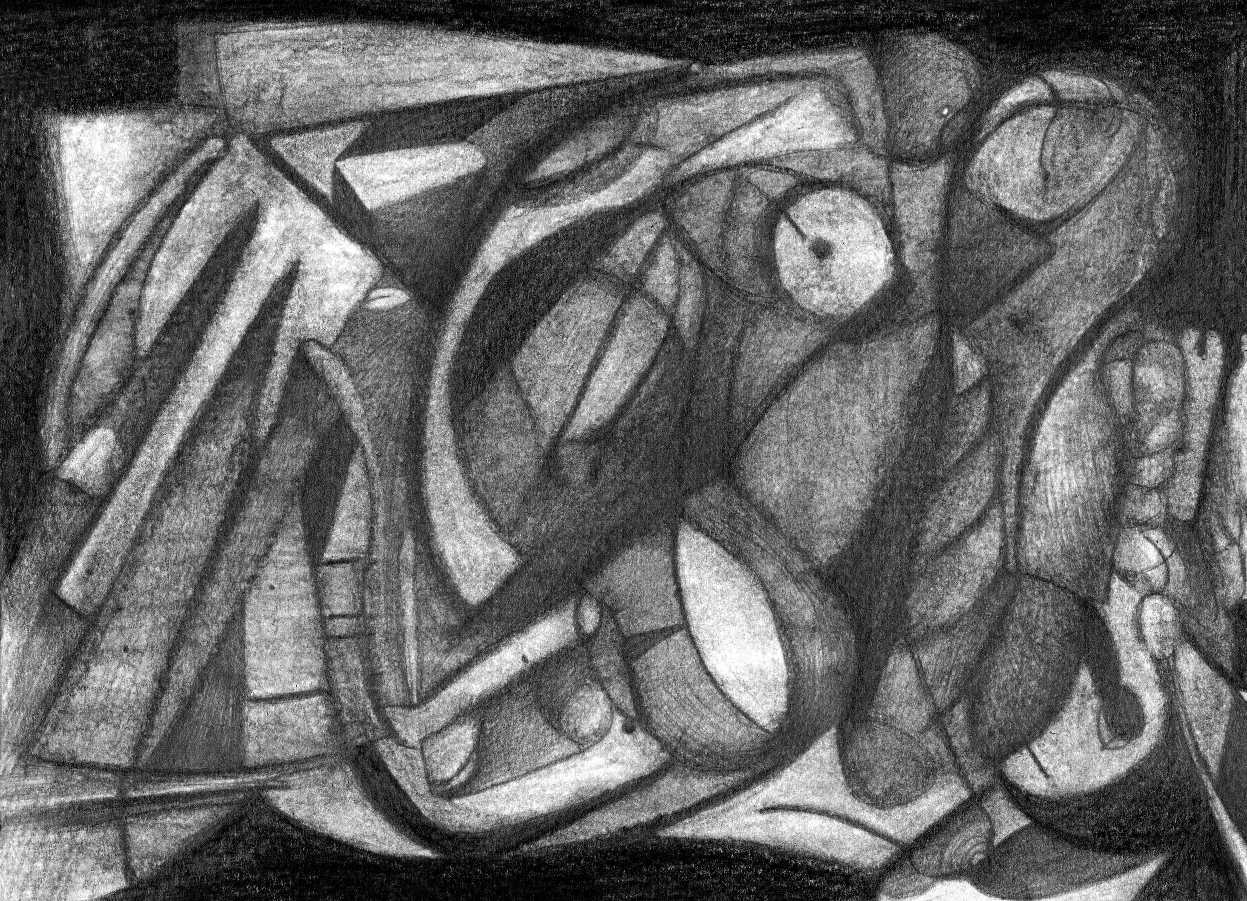 Gregor Samsa (charcoal on paper)