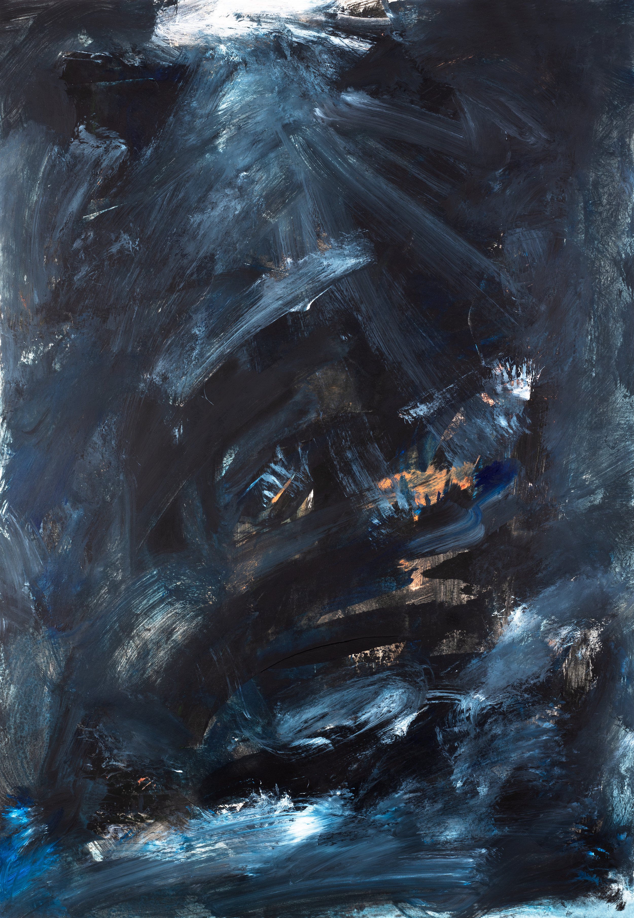faith (acrylic & oil paint on paper)