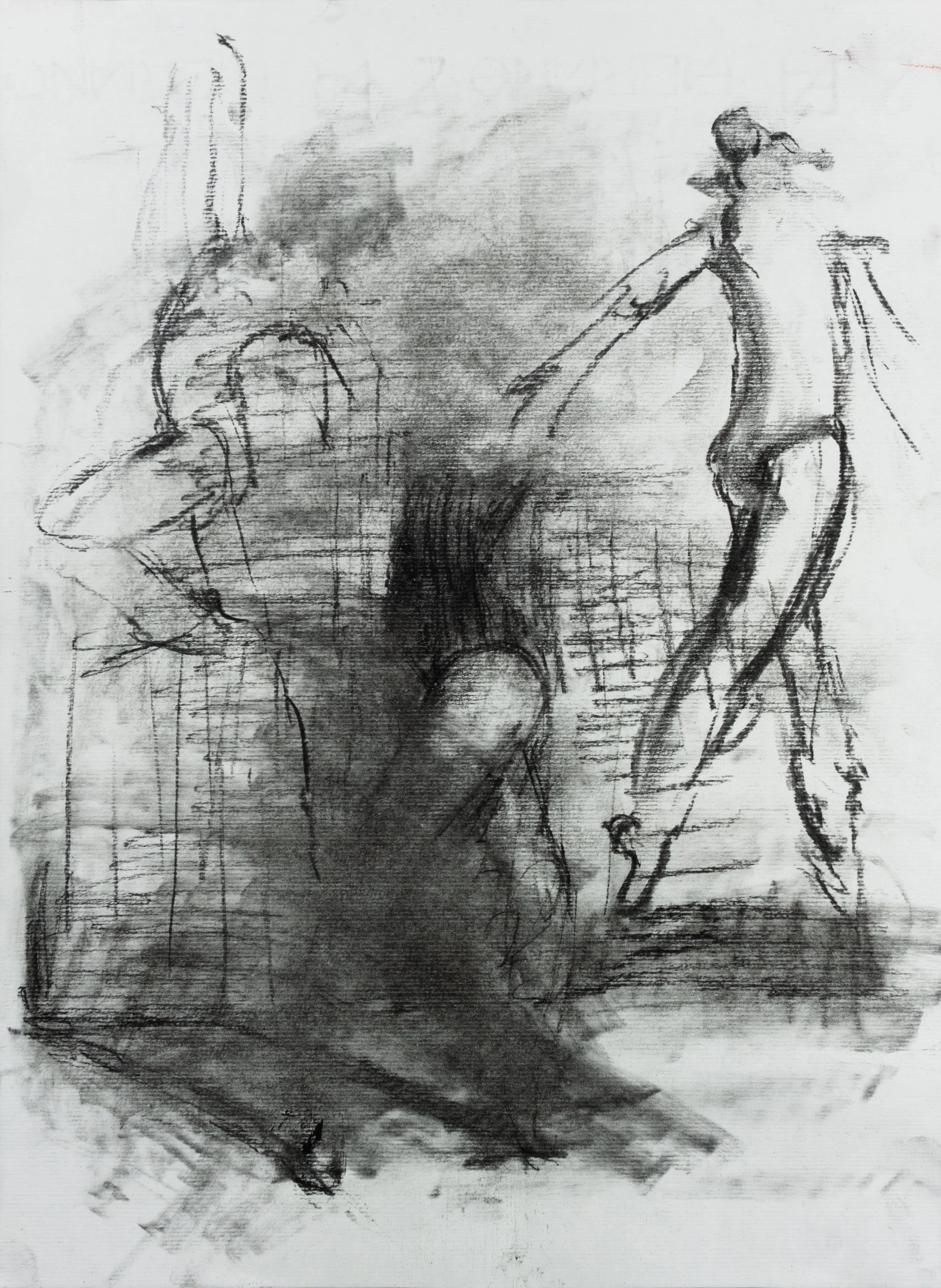 perfectionism (charcoal on paper)