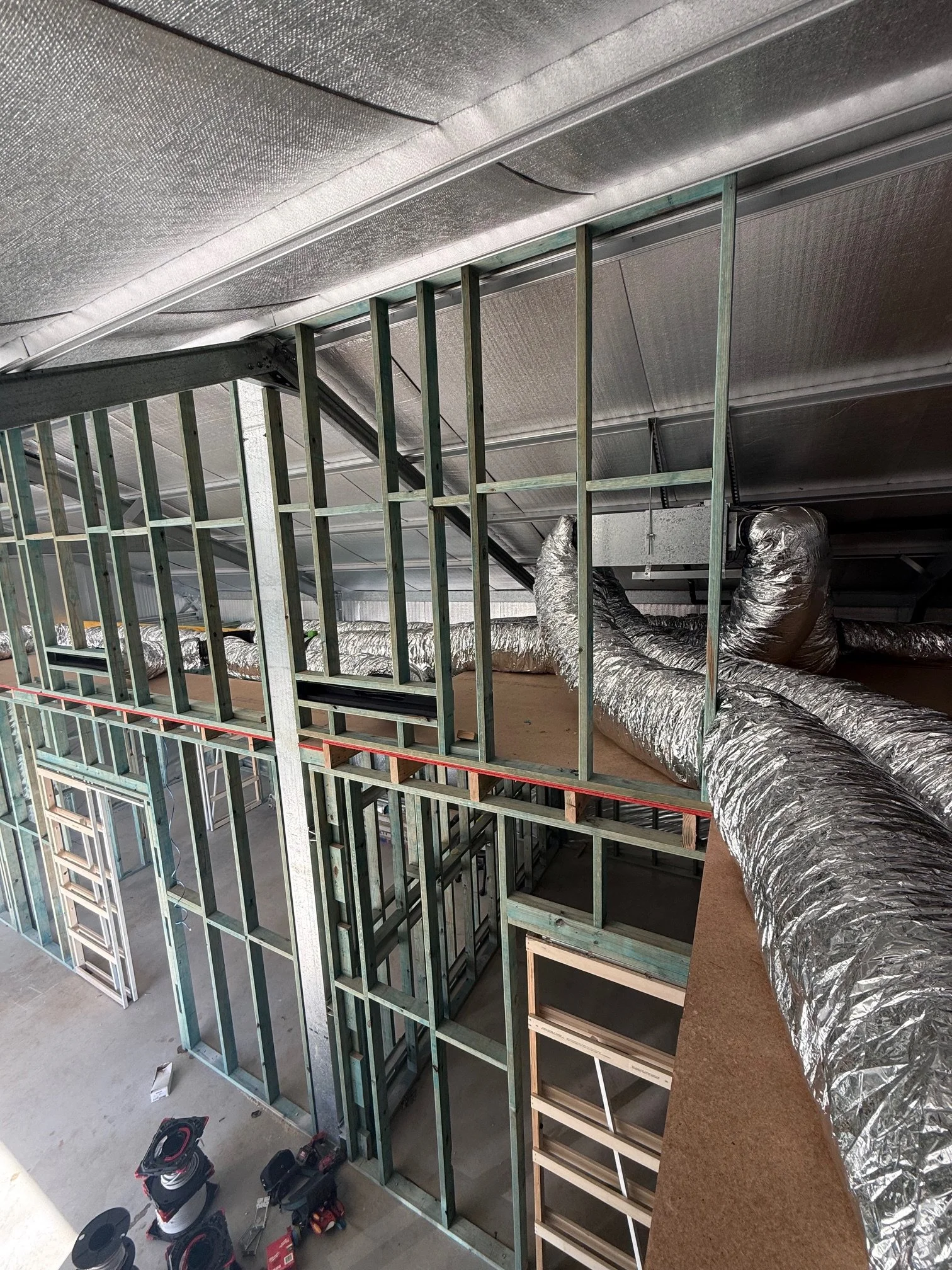 ducted rough in