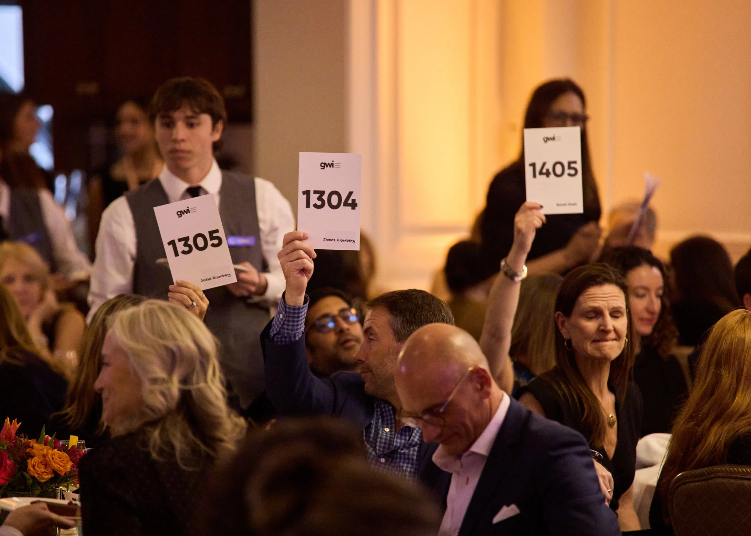 Auction and paddle raise at the 2026 GWI Trailblazer Gala